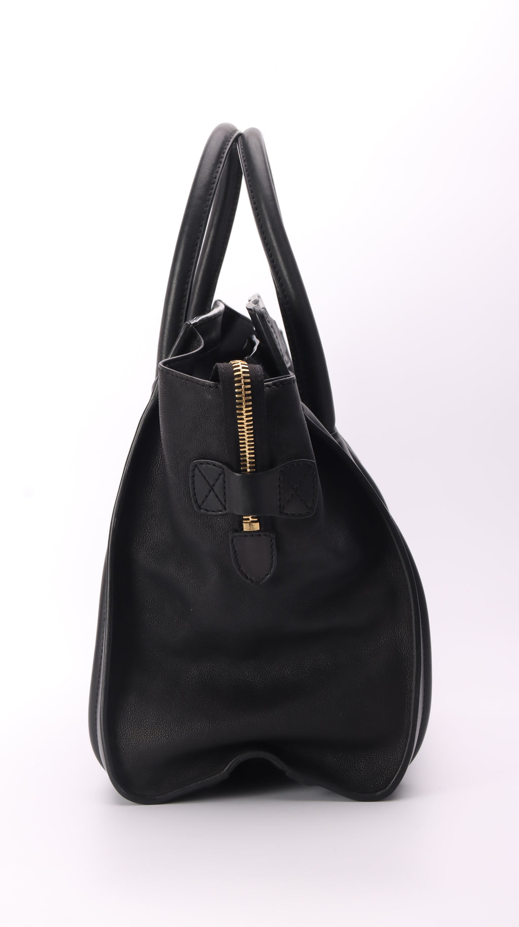 Celine Luggage Mini Handbag - Black