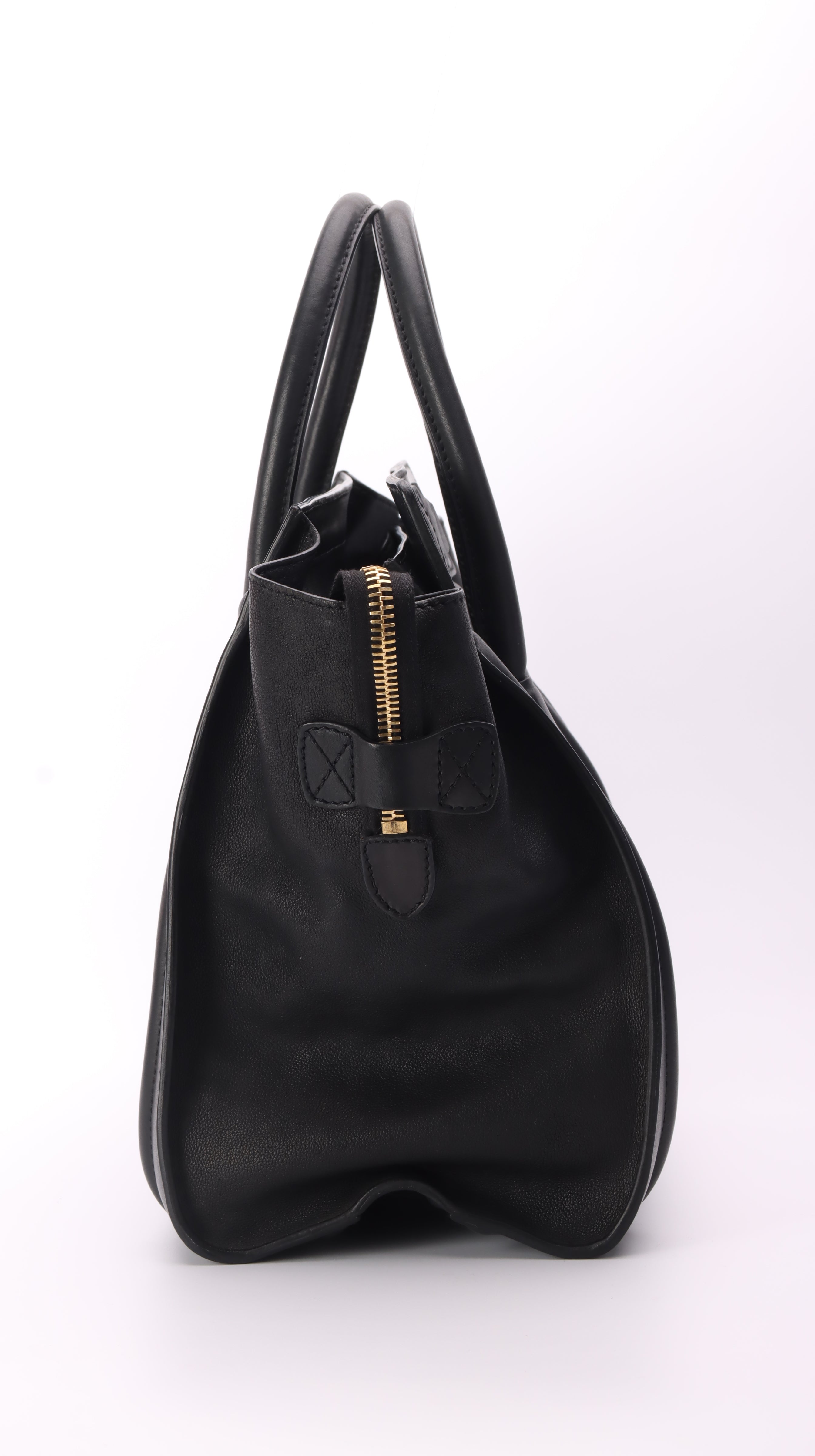 Celine Luggage Mini Handbag - Black