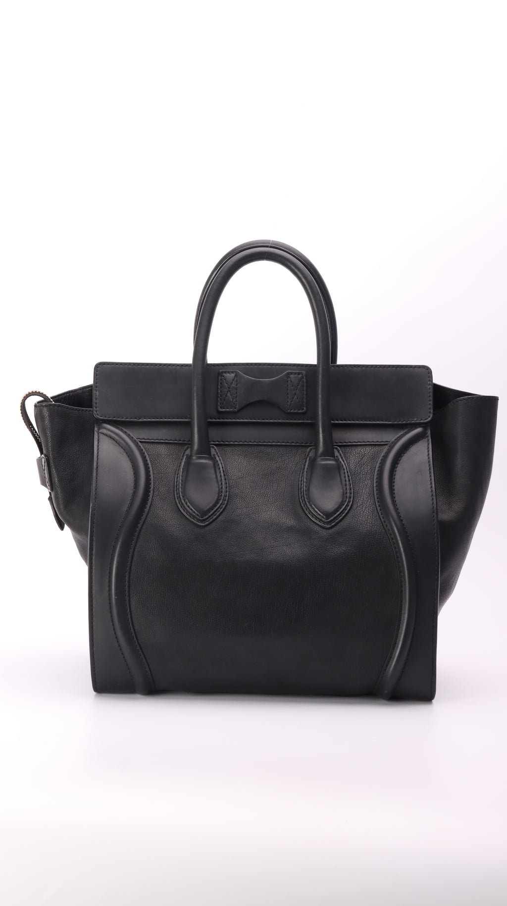 Celine Luggage Mini Handbag - Black