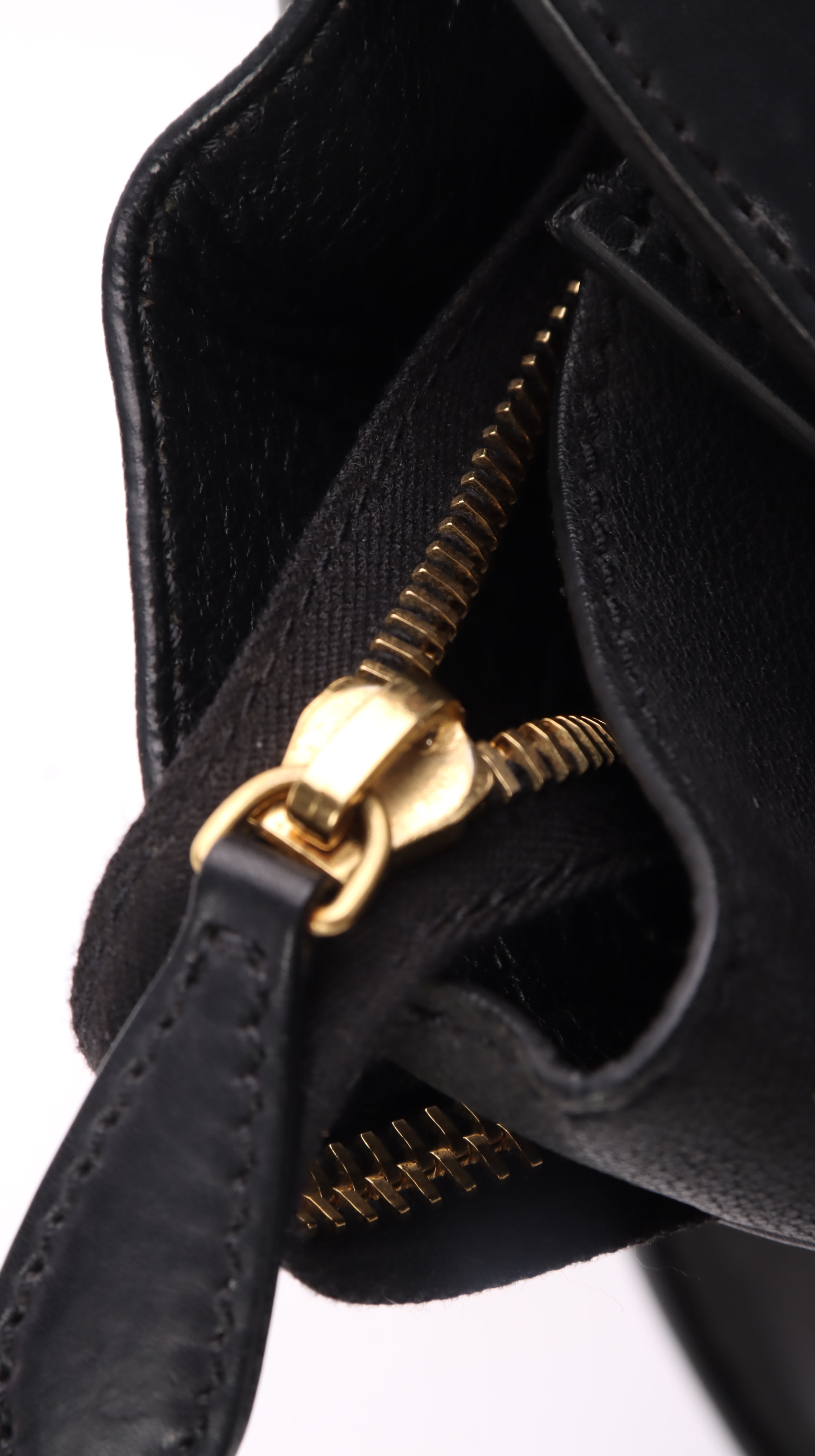 Celine Luggage Mini Handbag - Black