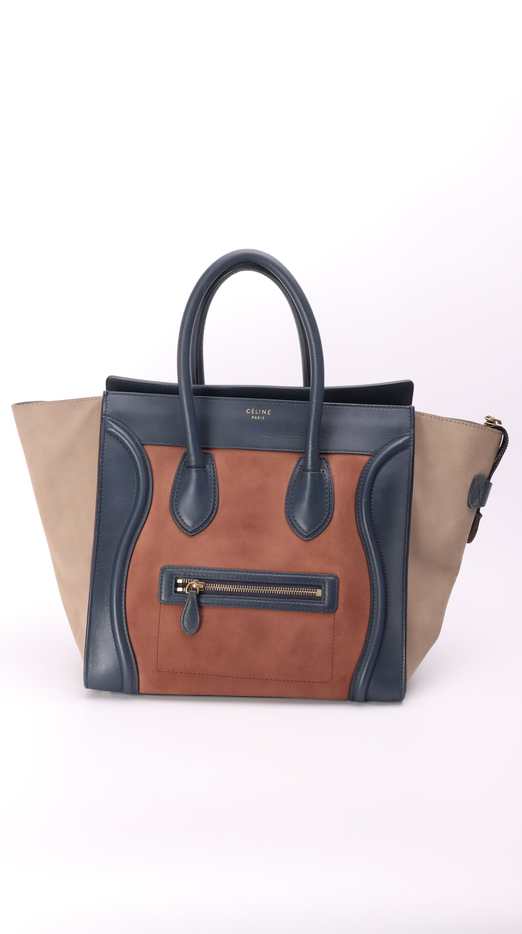 Celine Luggage Mini Handbag - Multicolor