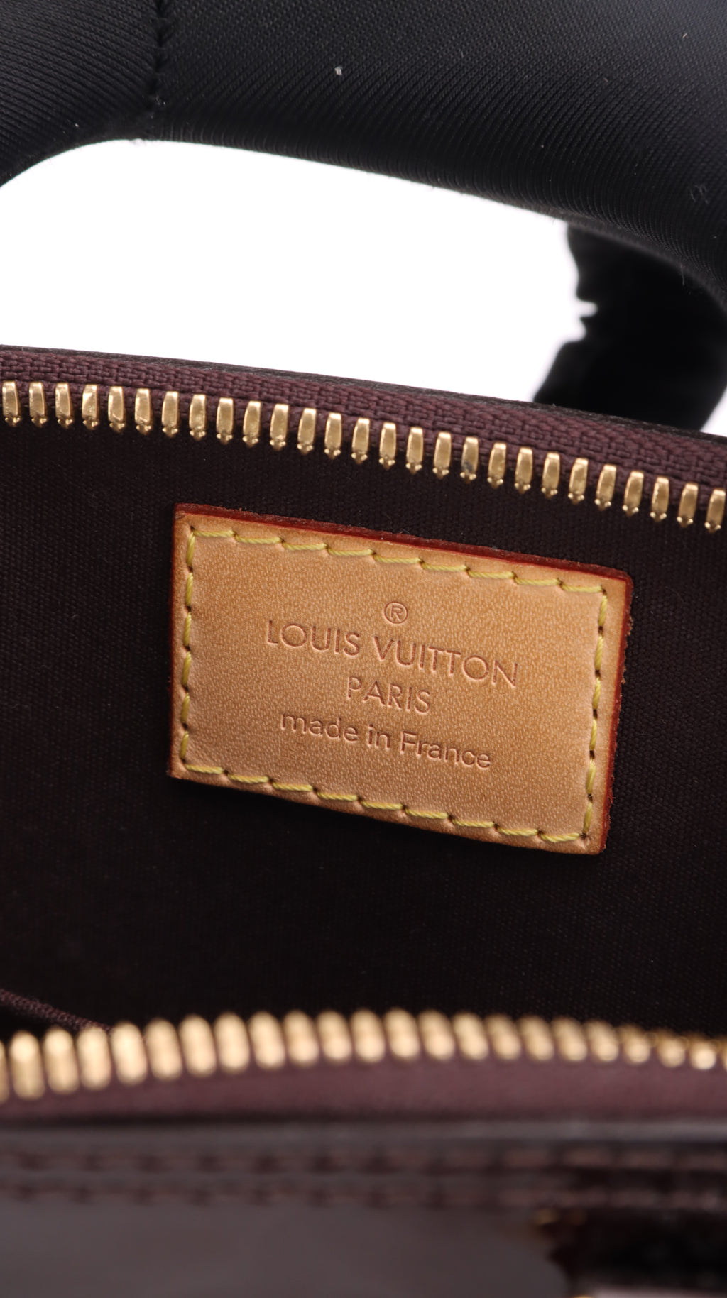 Louis Vuitton Alma BB Patent Leather Burgundy