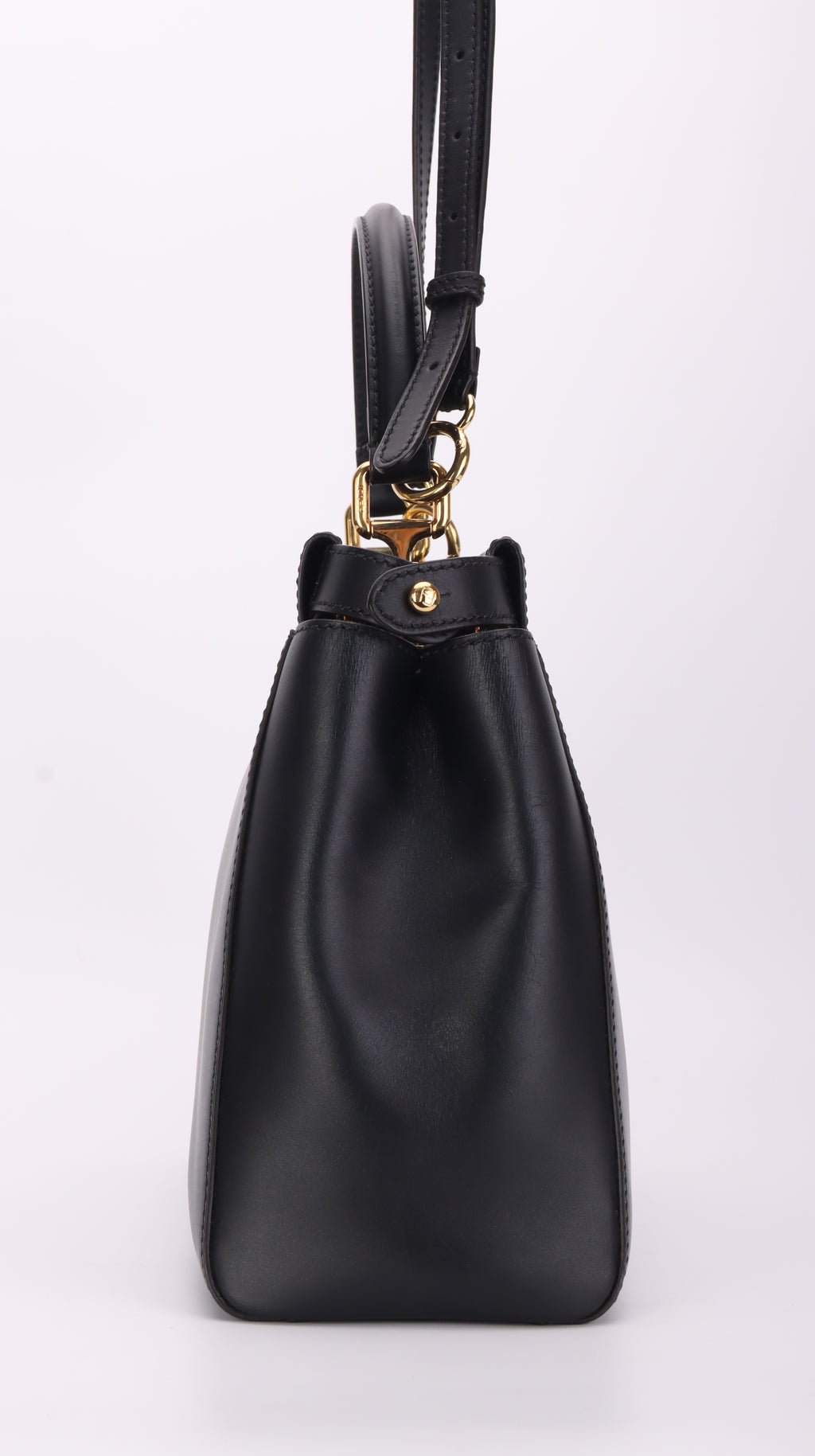 Fendi Peekaboo Shoulder Bag Black