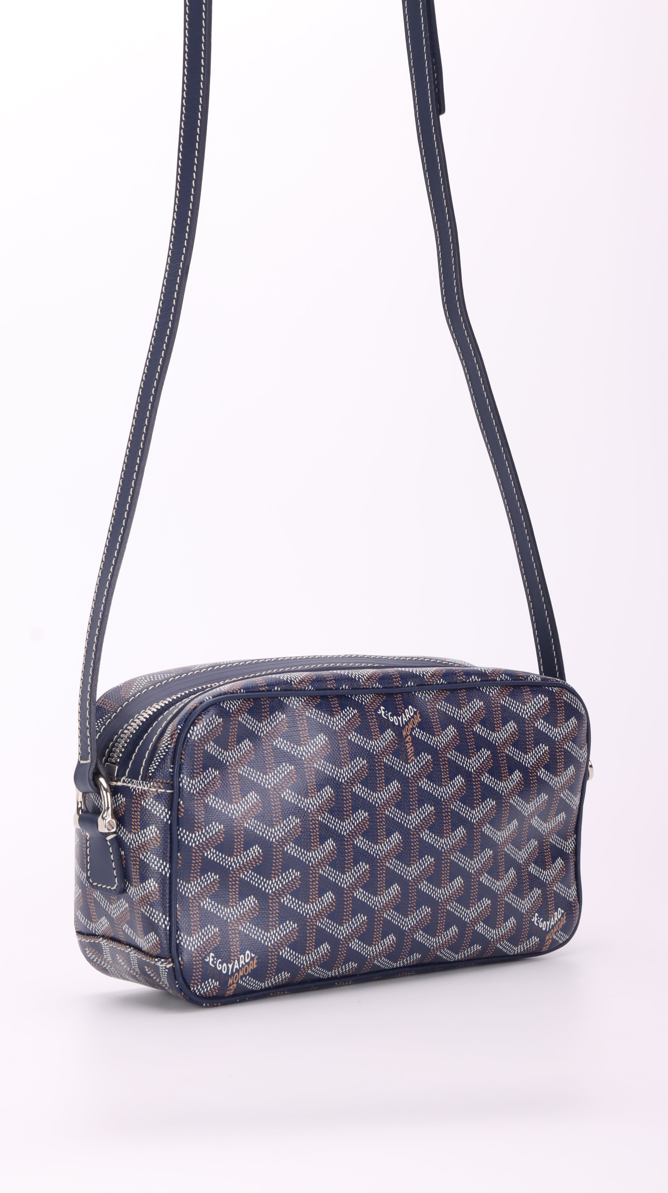 Goyard Cap Vert Shoulder Bag Blue