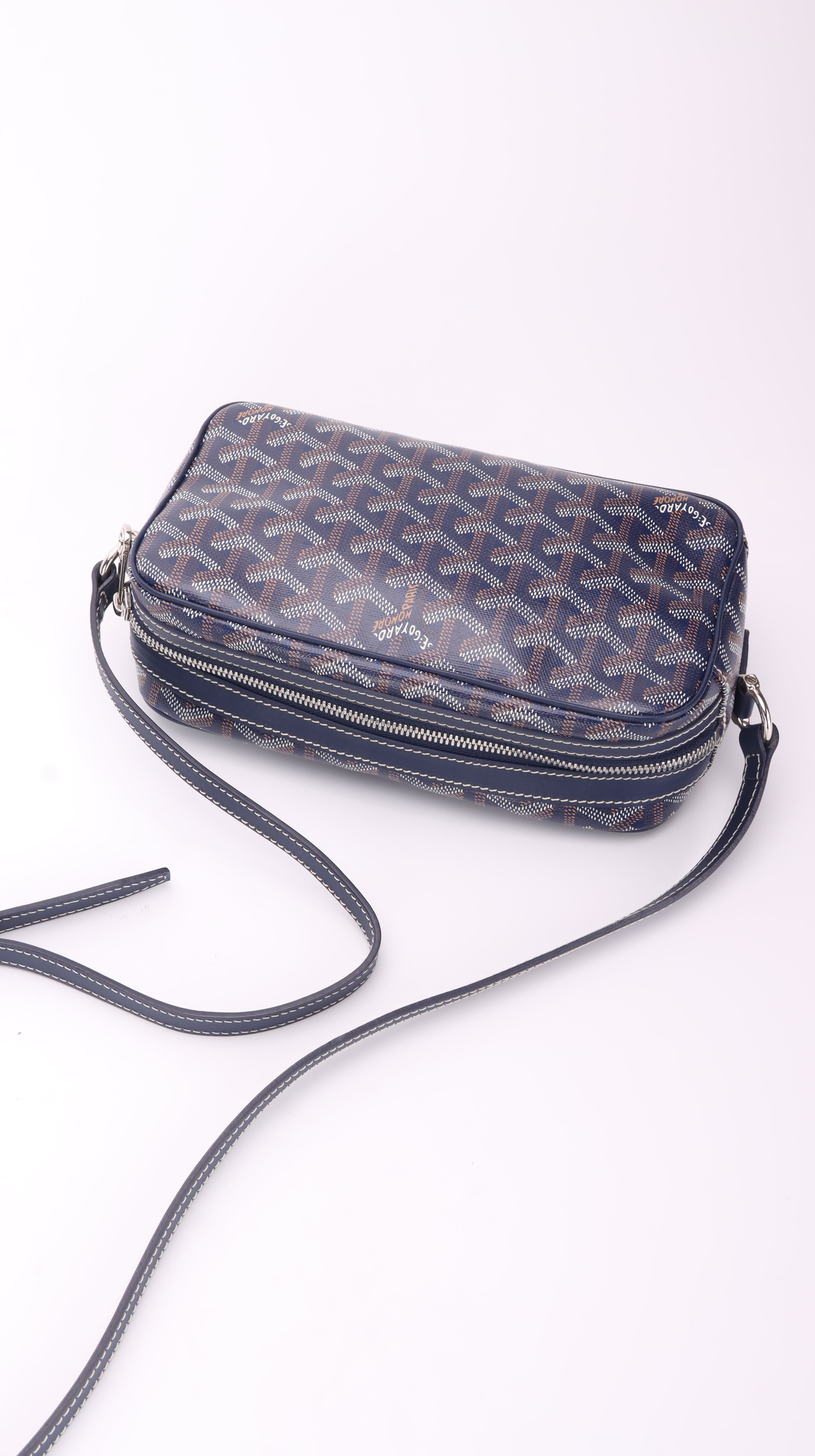 Goyard Cap Vert Shoulder Bag Blue
