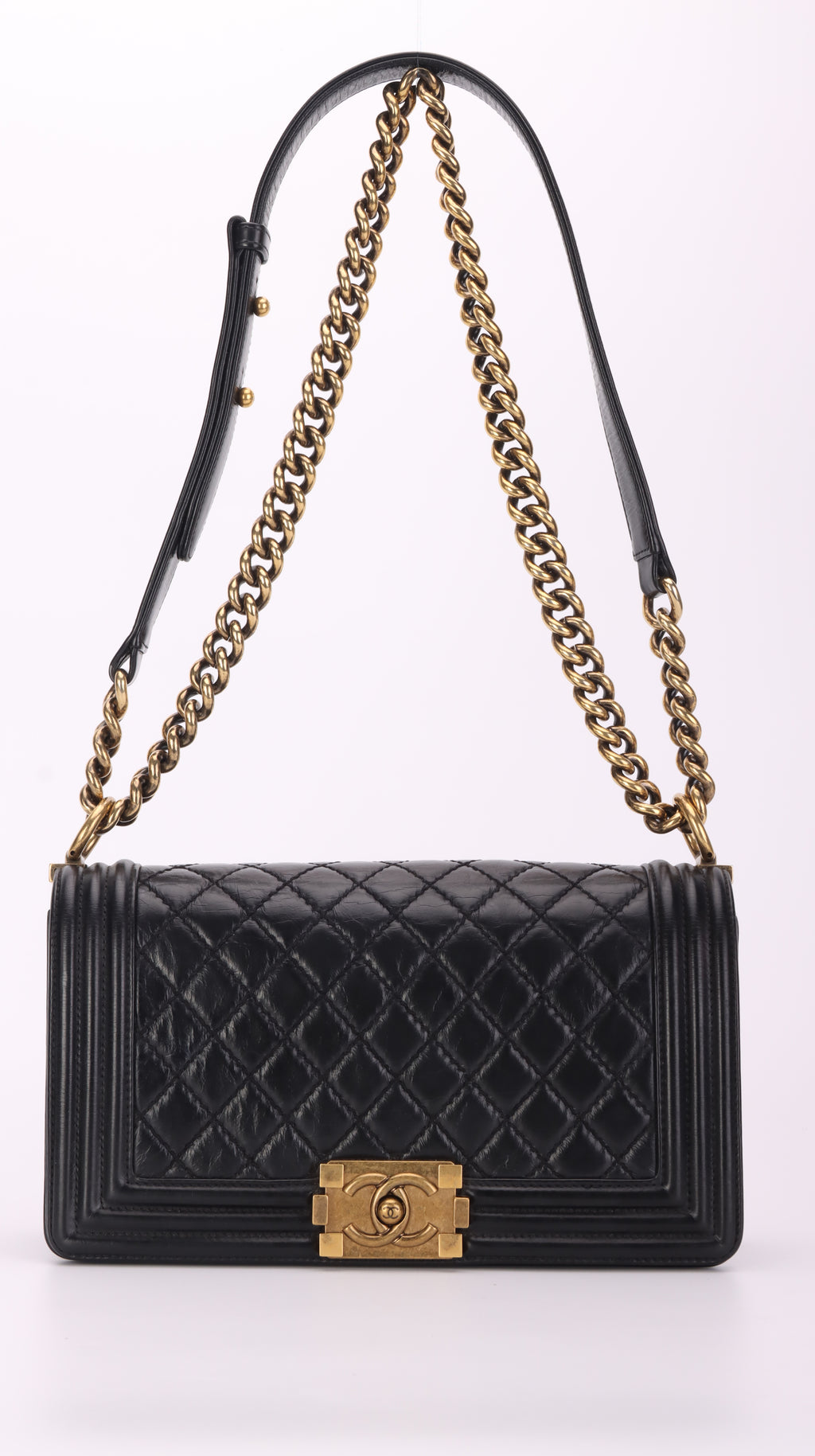 Chanel LeBoy Shoulder Bag Black