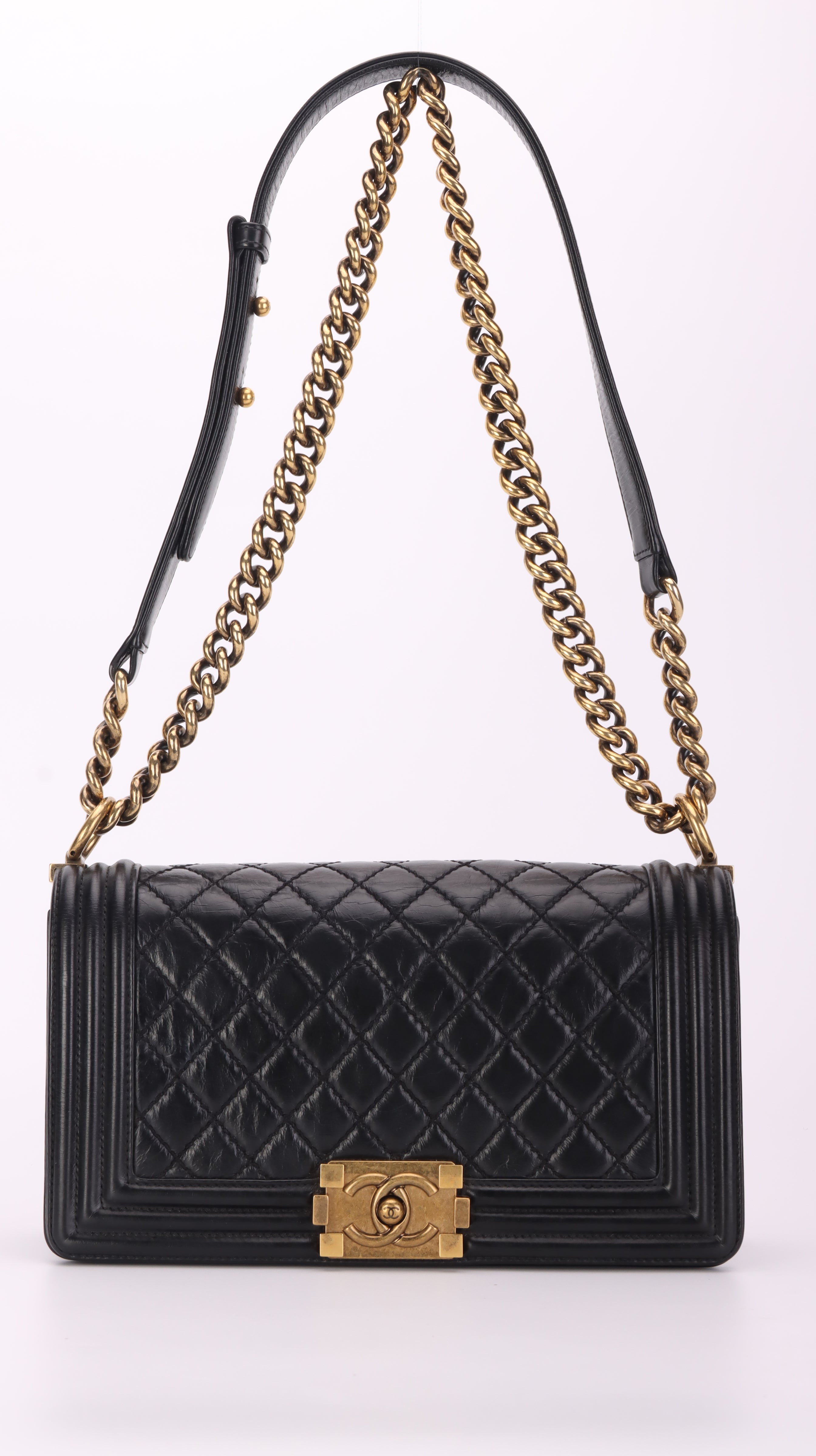 Chanel LeBoy Shoulder Bag Black