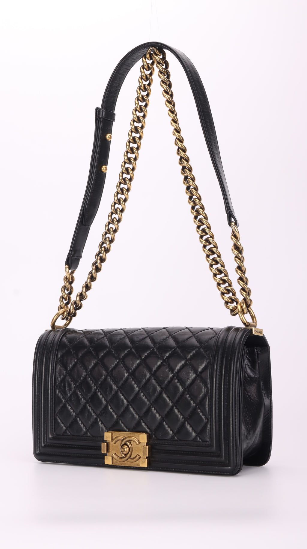 Chanel LeBoy Shoulder Bag Black