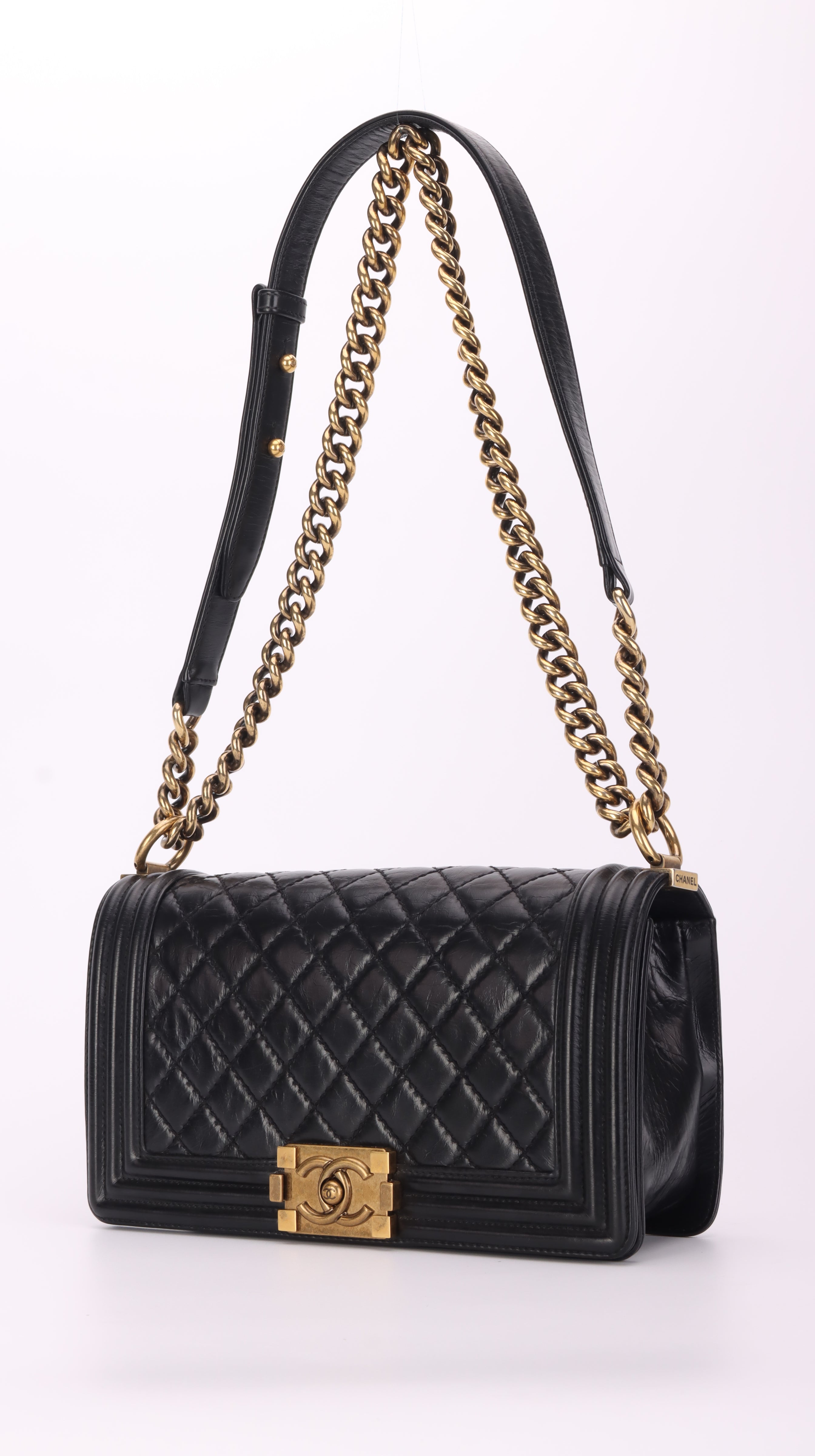 Chanel LeBoy Shoulder Bag Black