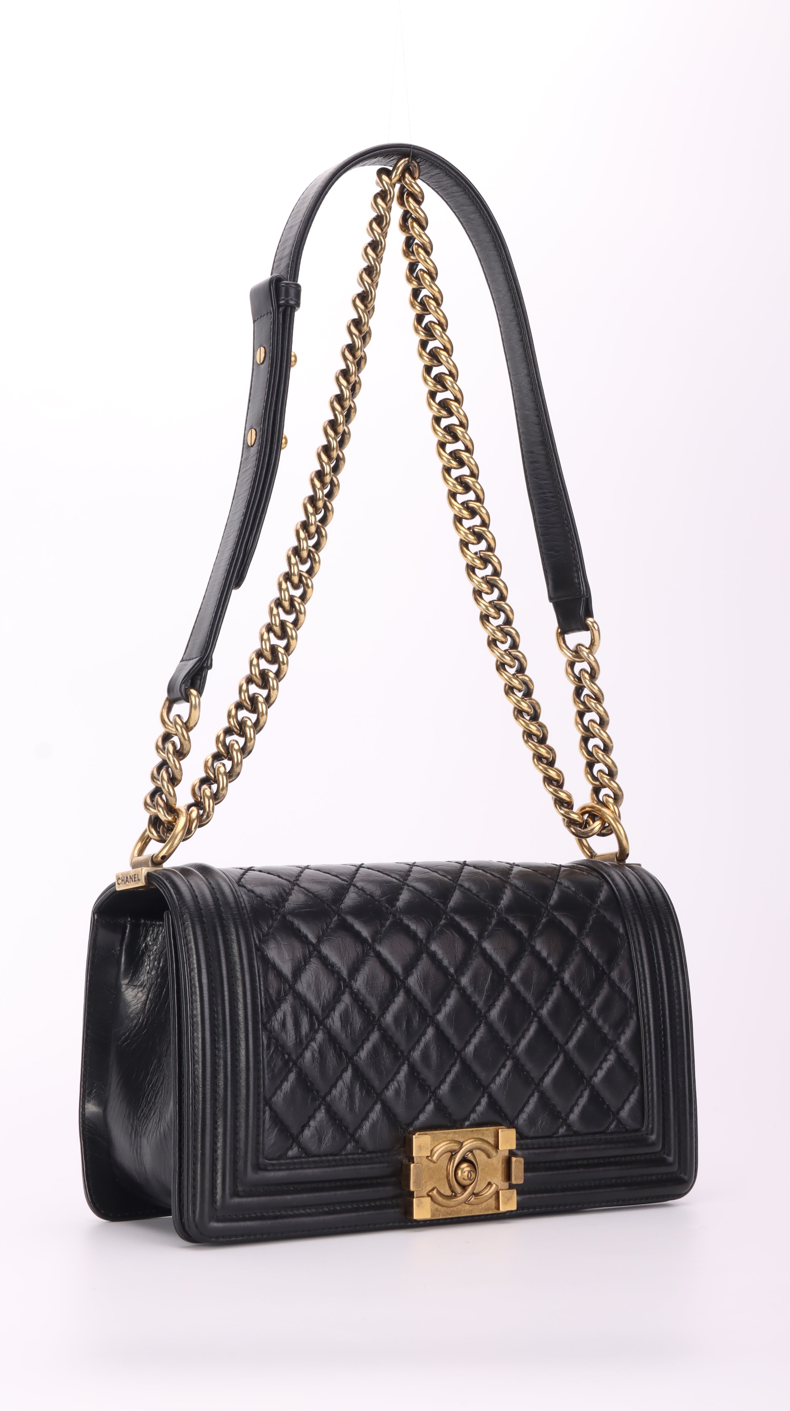 Chanel LeBoy Shoulder Bag Black