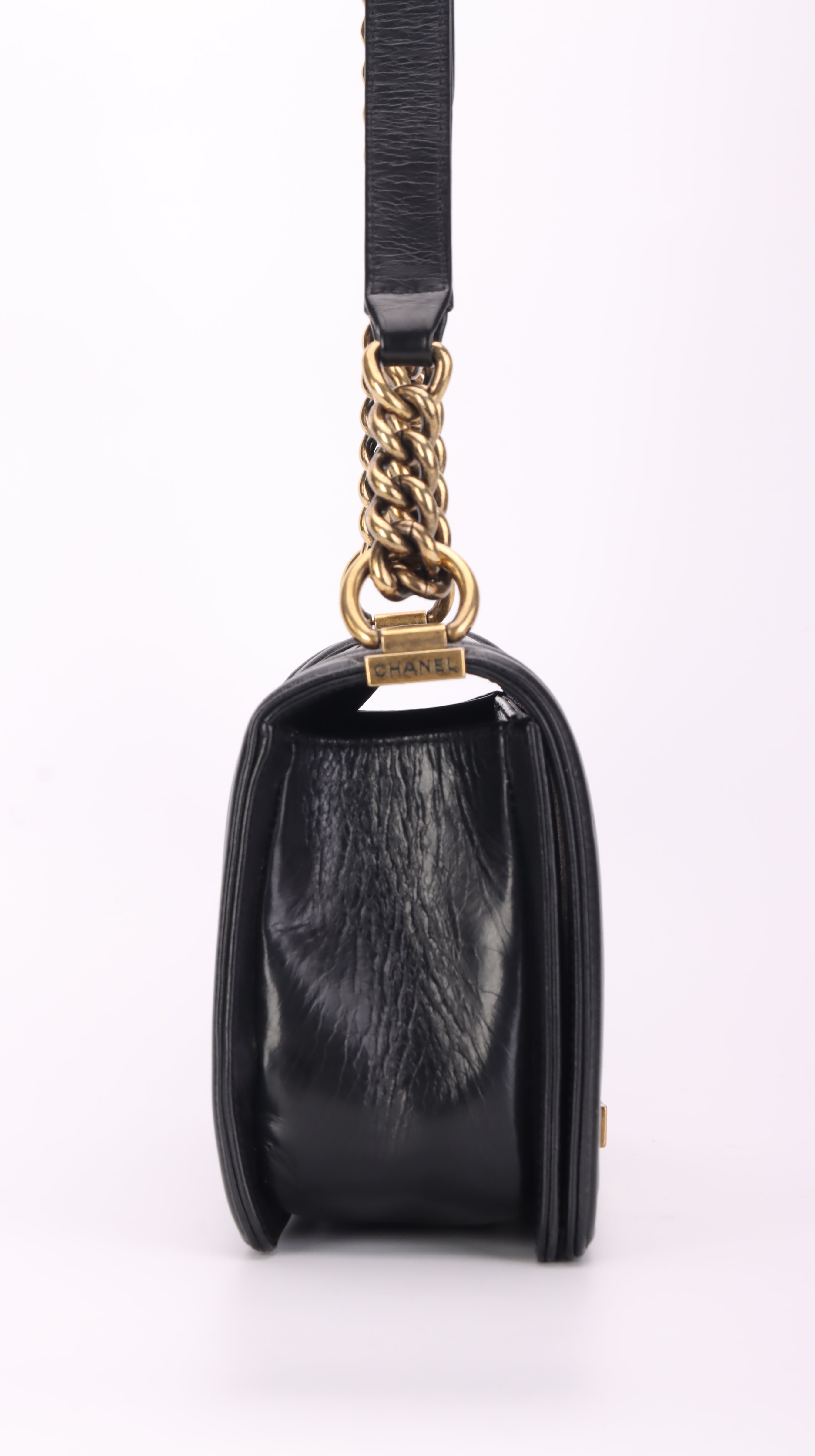 Chanel LeBoy Shoulder Bag Black