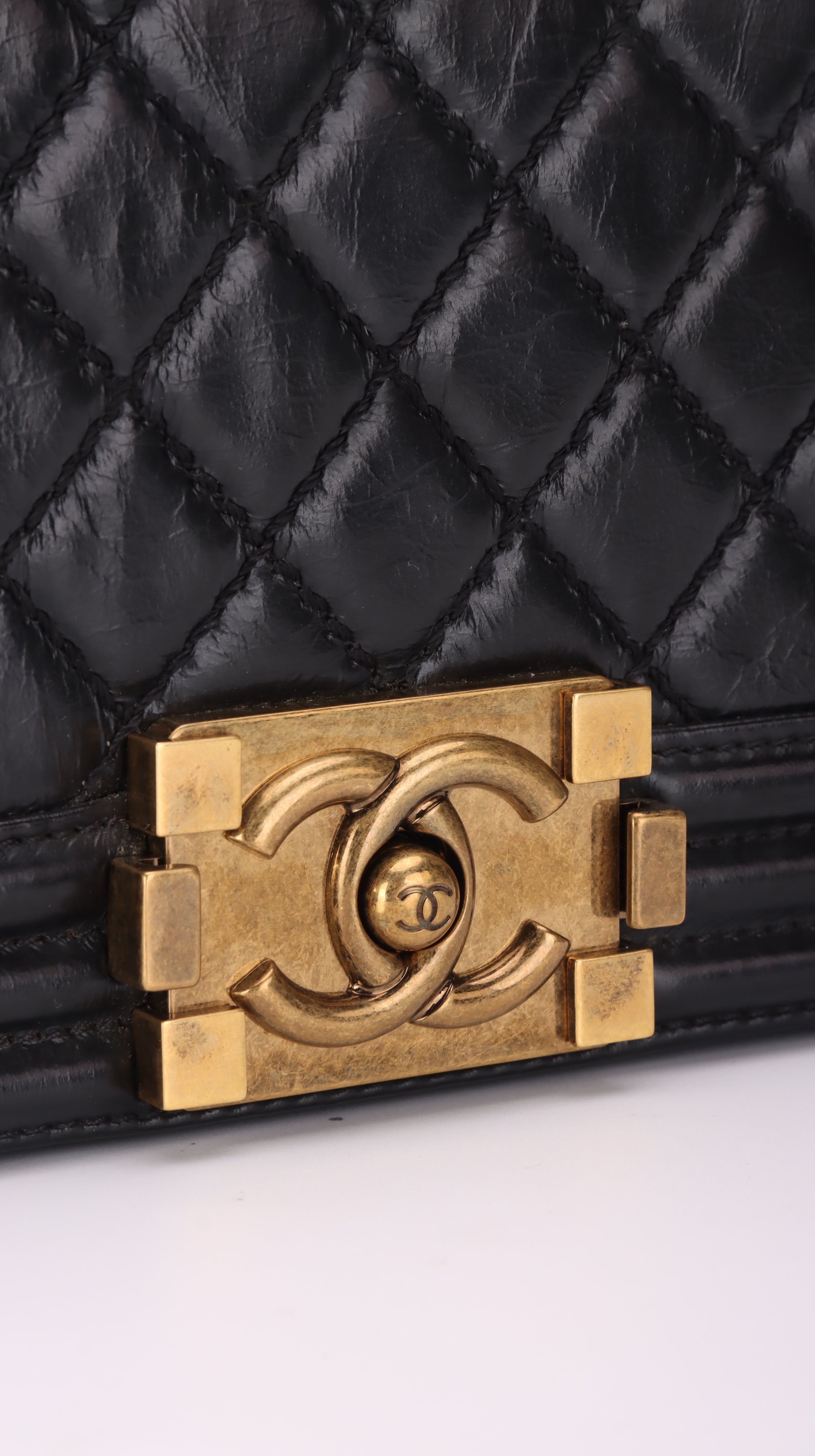 Chanel LeBoy Shoulder Bag Black