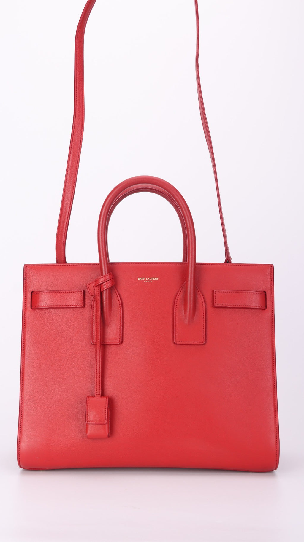 Saint Laurent Sac De Jour Shoulder Bag - Red