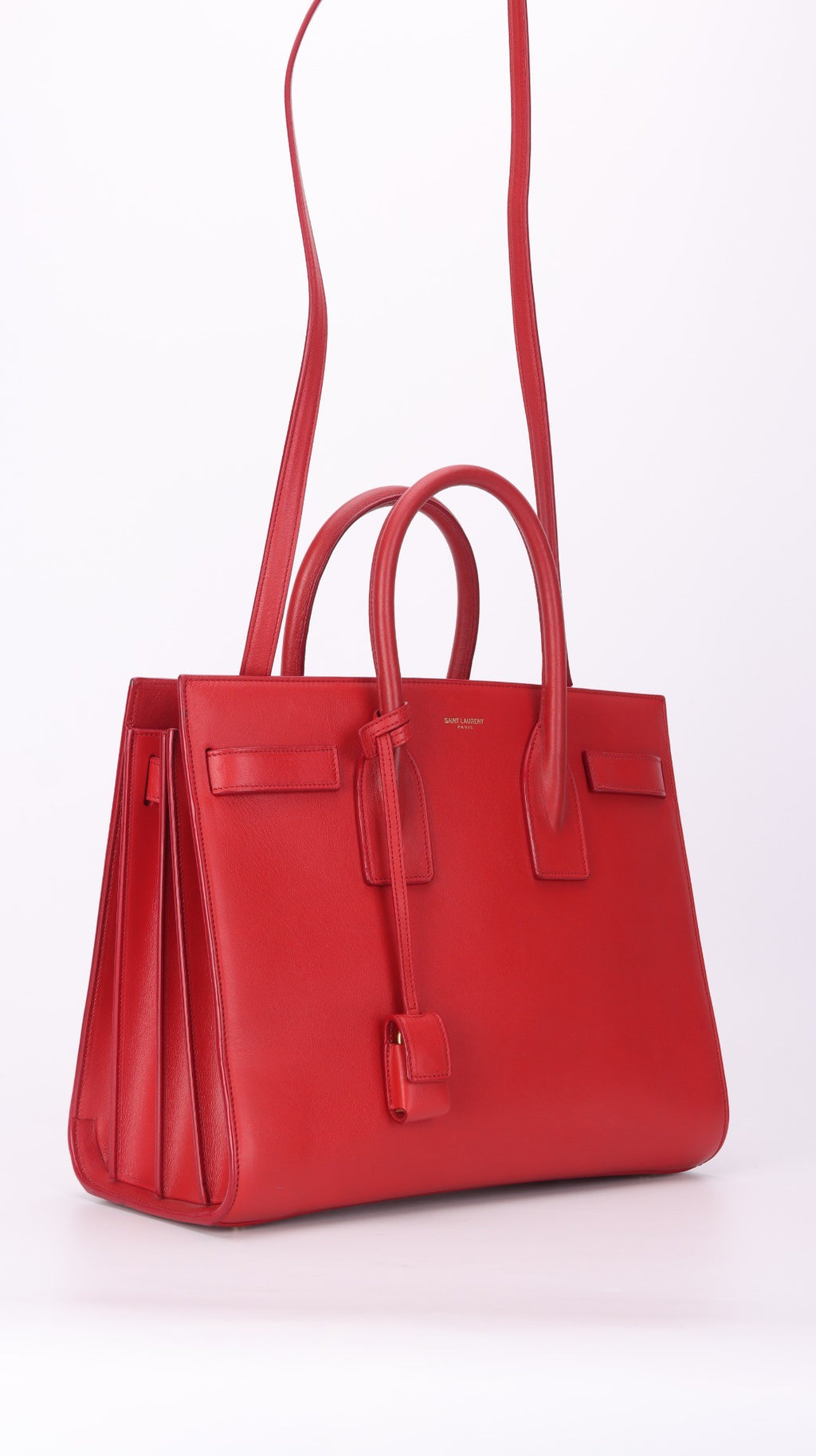 Saint Laurent Sac De Jour Shoulder Bag - Red