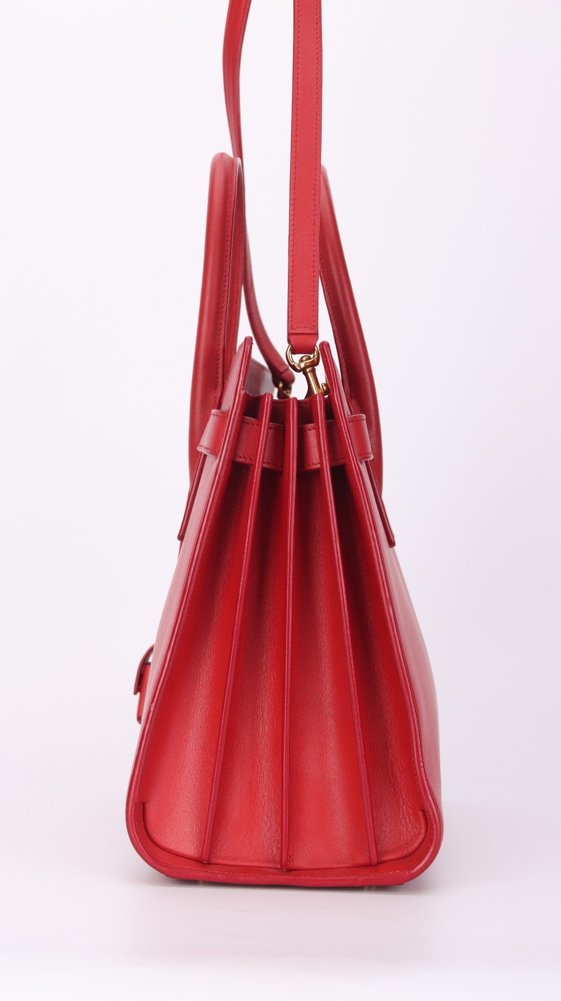 Saint Laurent Sac De Jour Shoulder Bag - Red