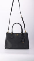 Prada Galleria Saffiano Shoulder Bag - Black