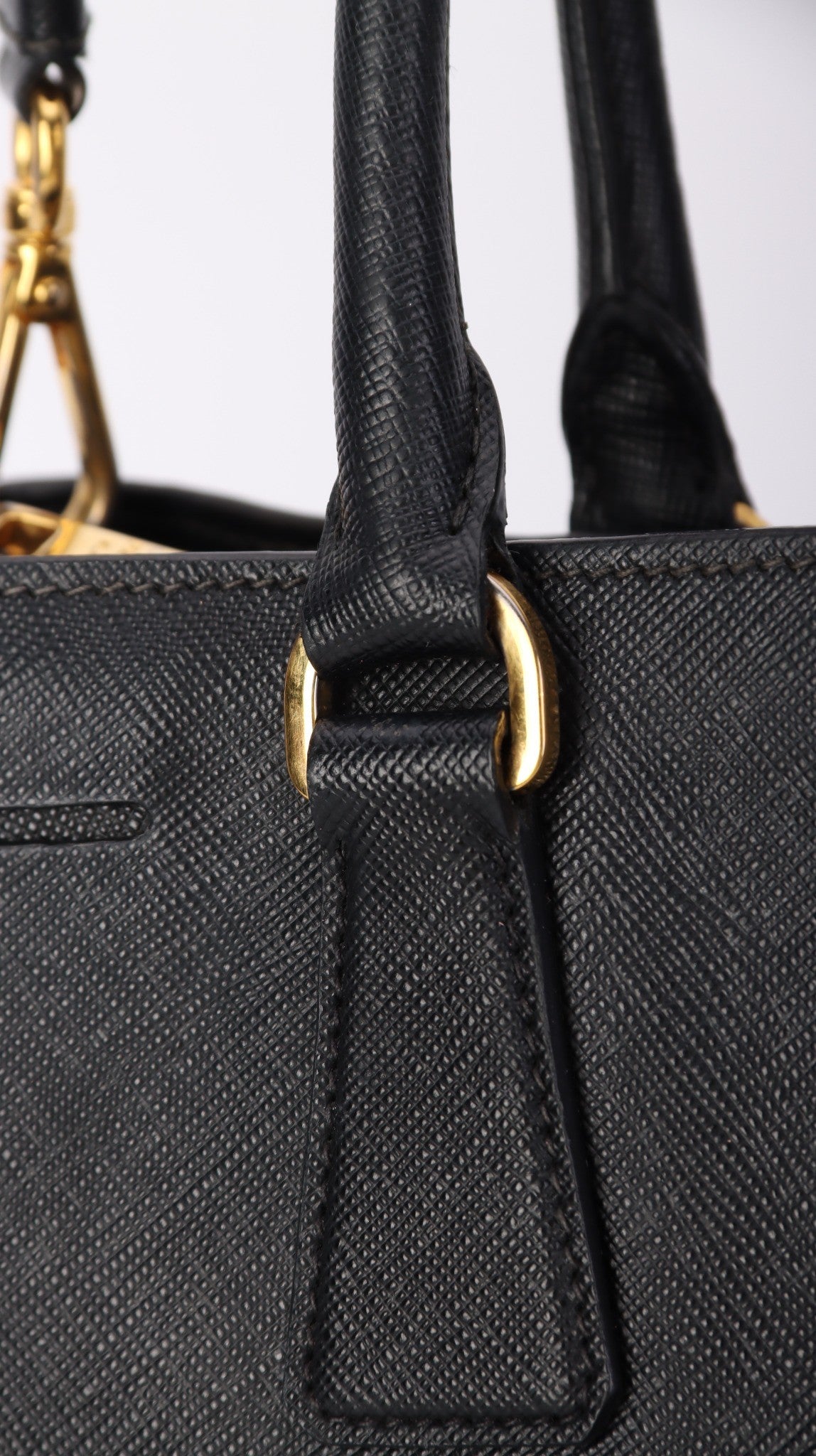 Prada Galleria Saffiano Shoulder Bag - Black