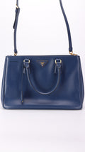 Prada Galleria Saffiano Shoulder Bag - Blue