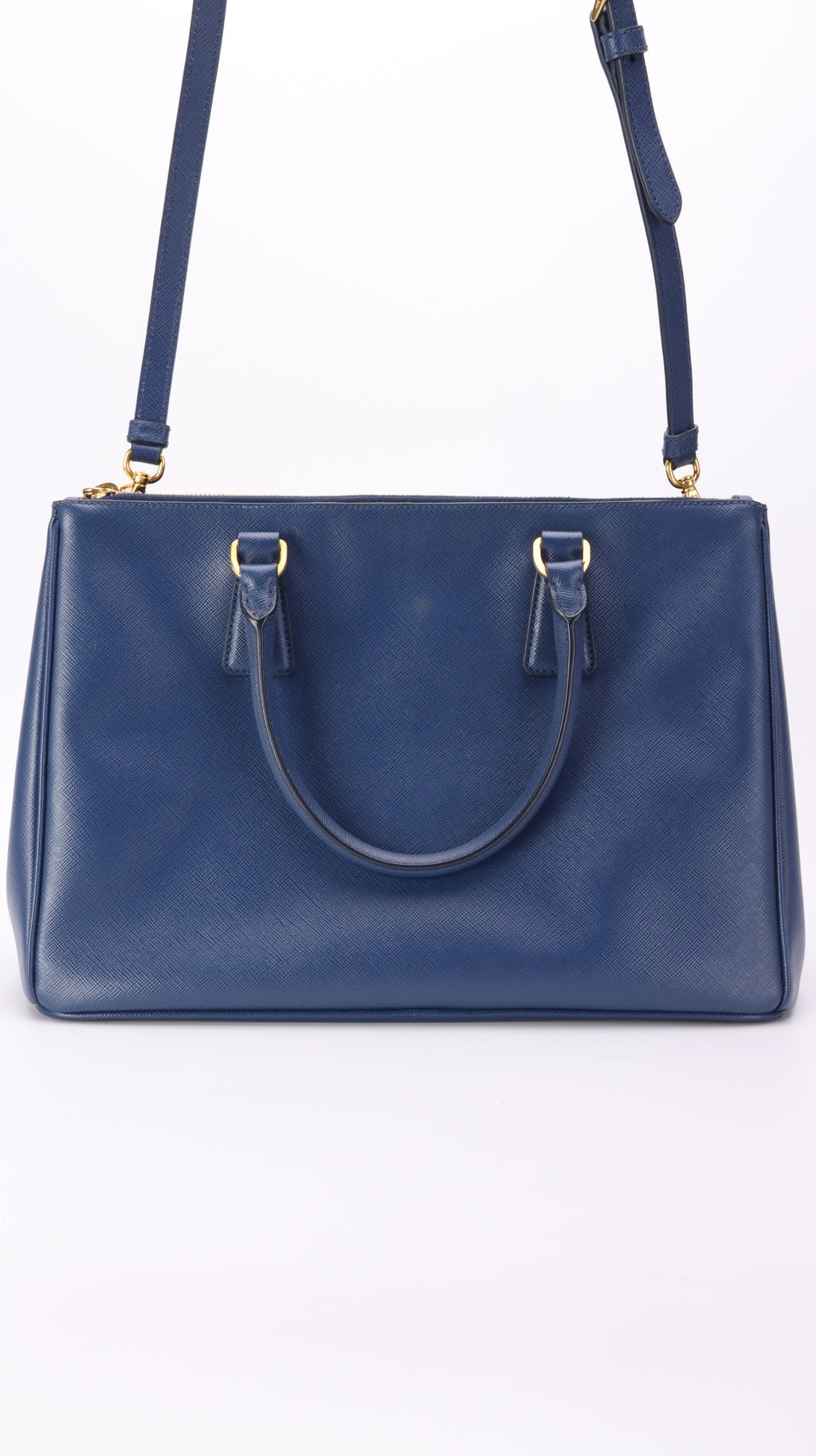 Prada Galleria Saffiano Shoulder Bag - Blue