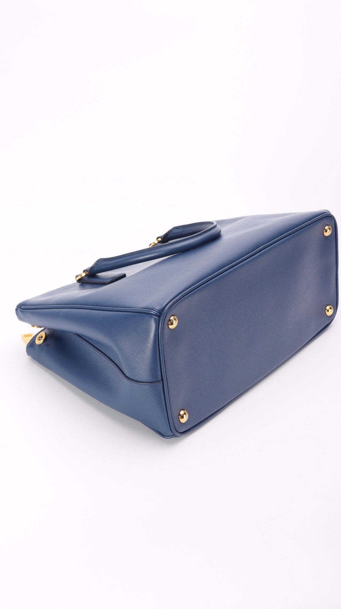 Prada Galleria Saffiano Shoulder Bag - Blue