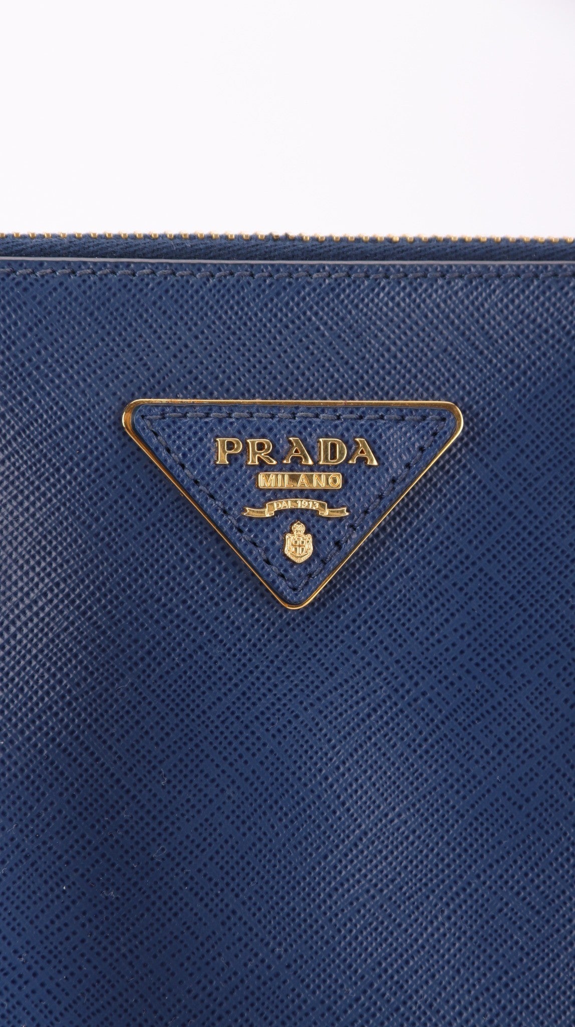 Prada Galleria Saffiano Shoulder Bag - Blue