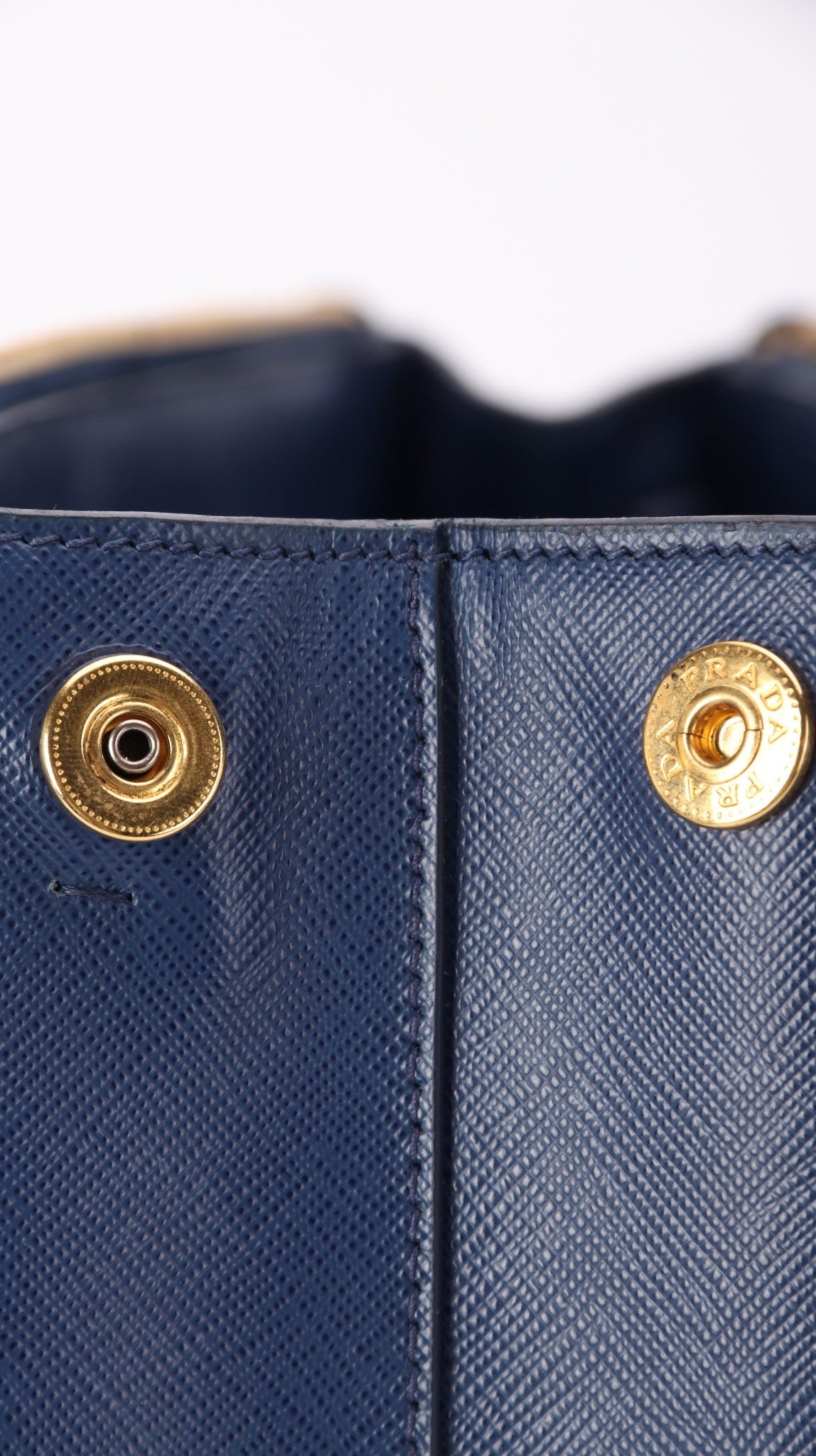 Prada Galleria Saffiano Shoulder Bag - Blue