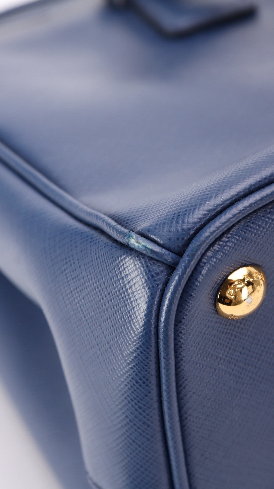 Prada Galleria Saffiano Shoulder Bag - Blue