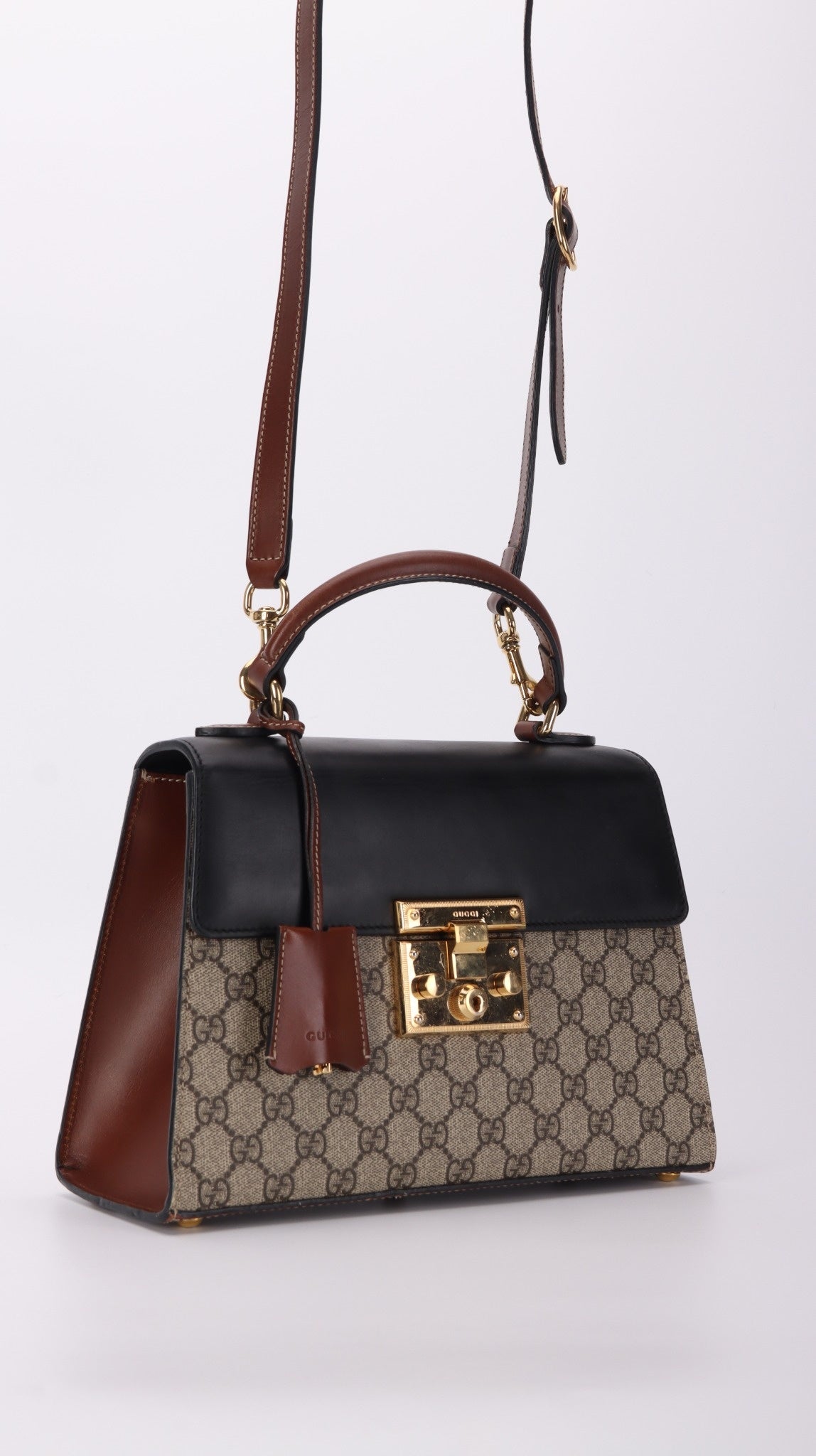 Gucci Padlock Shoulder Bag - Black