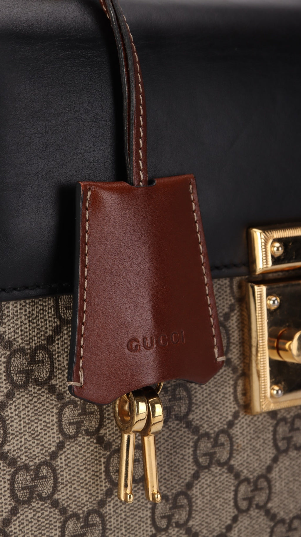 Gucci Padlock Shoulder Bag - Black