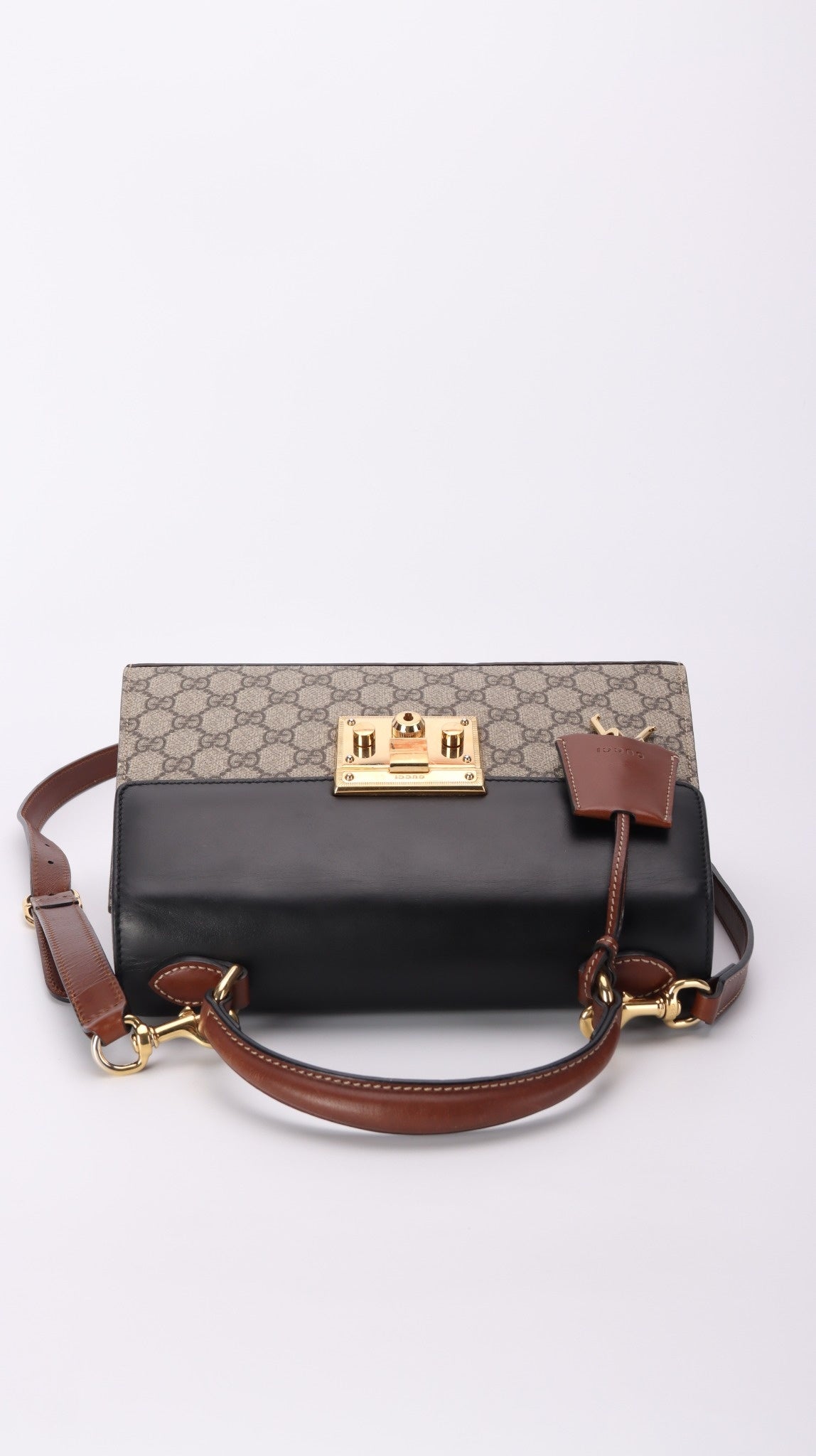 Gucci Padlock Shoulder Bag - Black