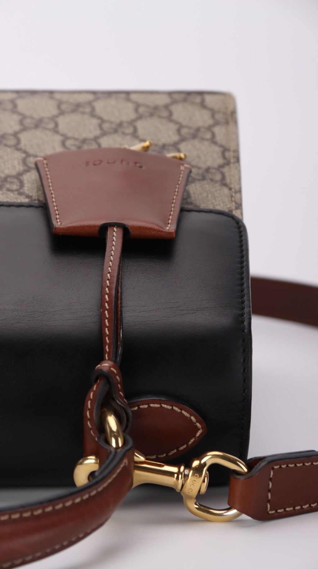 Gucci Padlock Shoulder Bag - Black