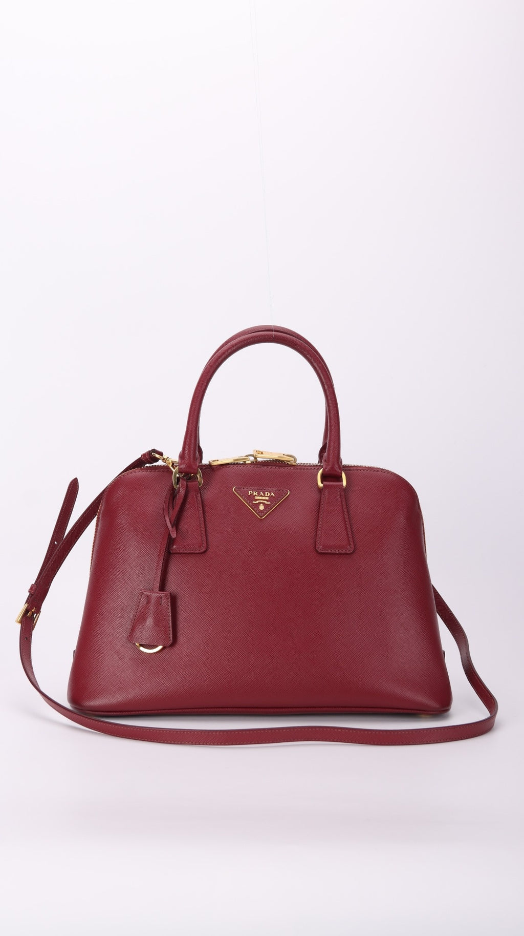 Prada Promenade Shoulder Bag - Burgundy
