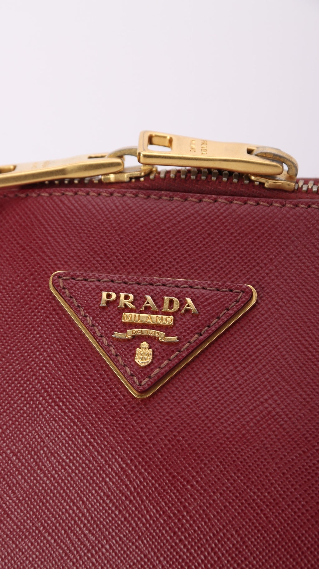 Prada Promenade Shoulder Bag - Burgundy