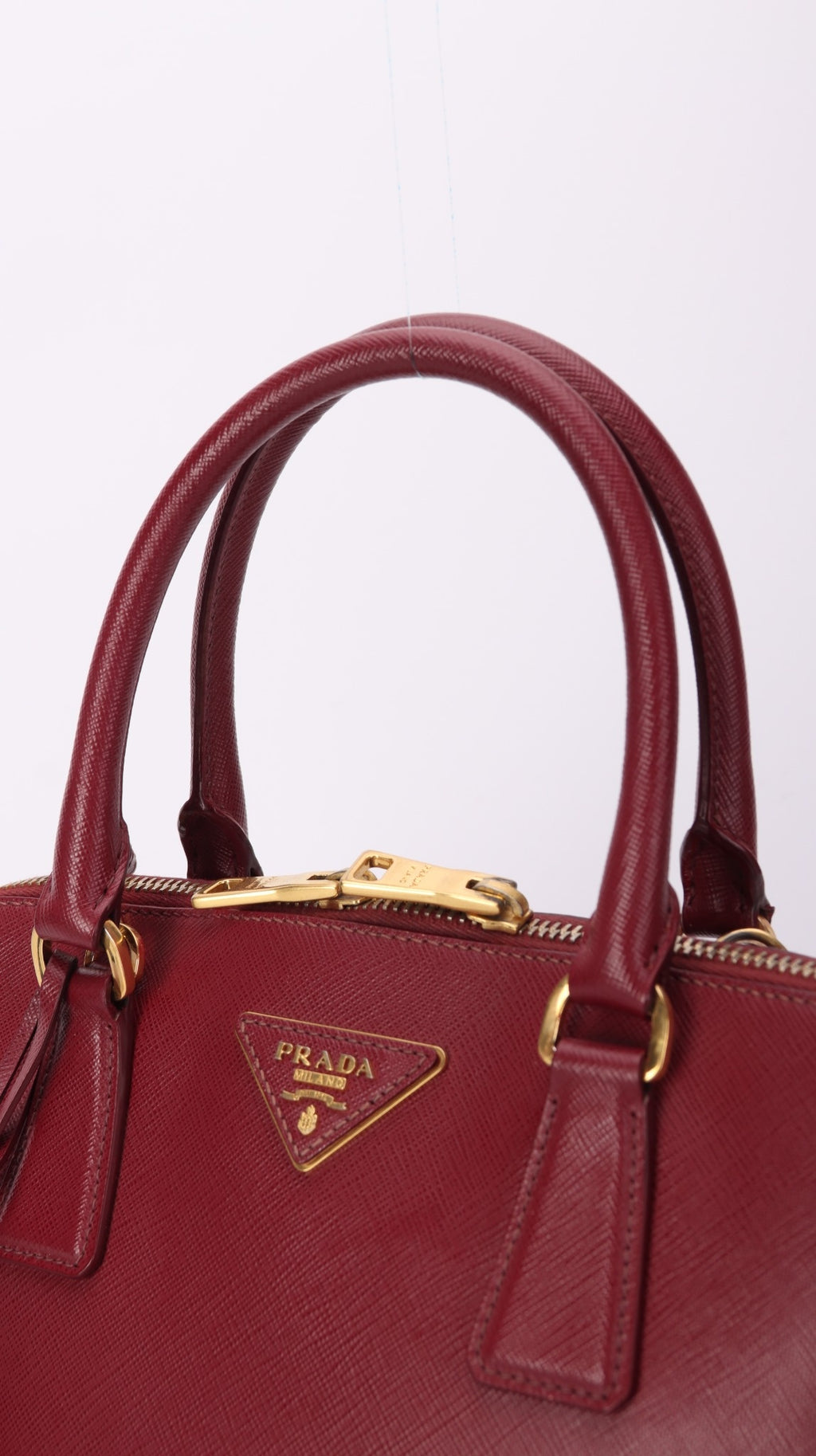 Prada Promenade Shoulder Bag - Burgundy