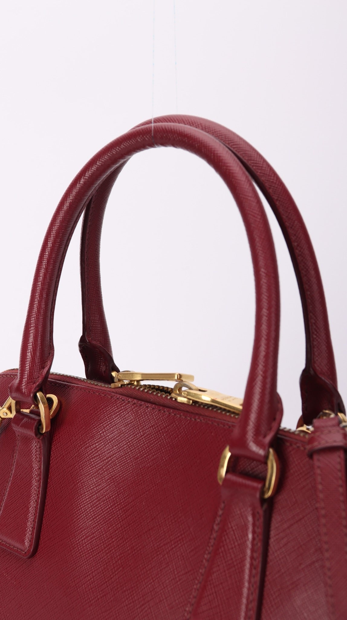 Prada Promenade Shoulder Bag - Burgundy
