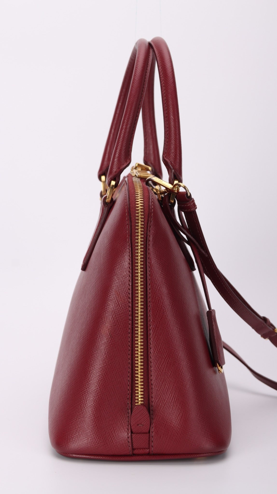 Prada Promenade Shoulder Bag - Burgundy