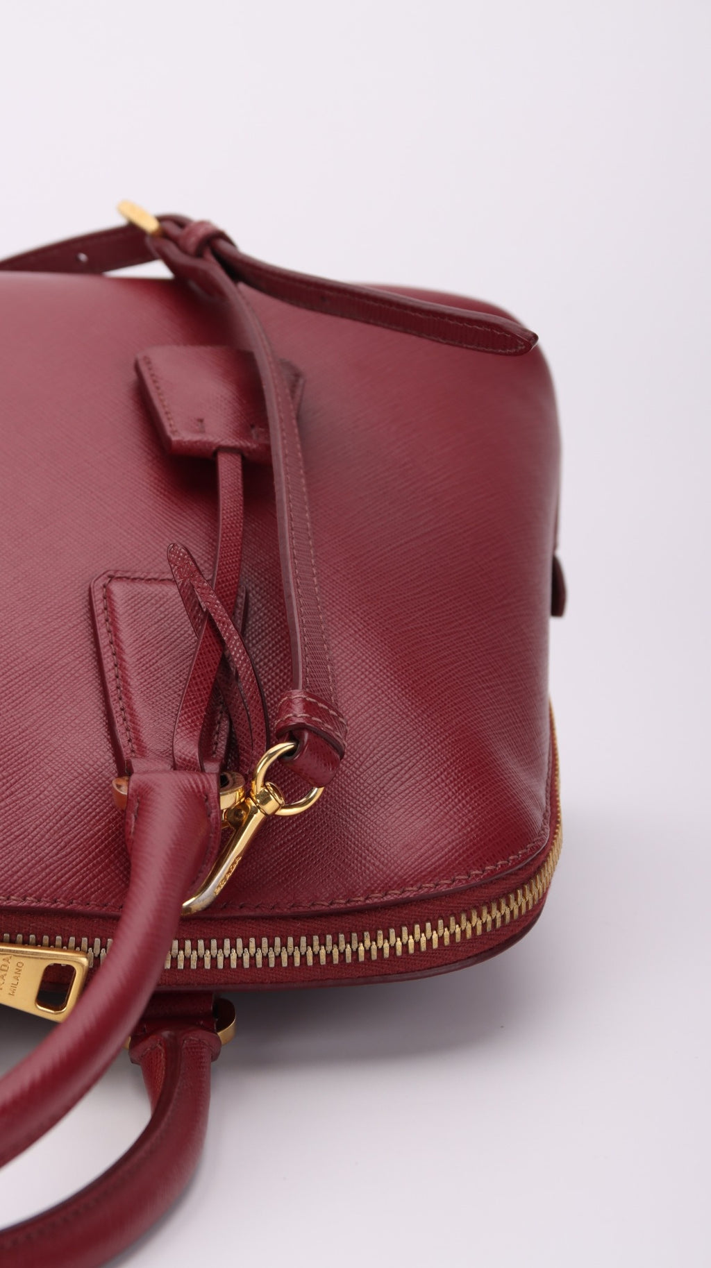 Prada Promenade Shoulder Bag - Burgundy
