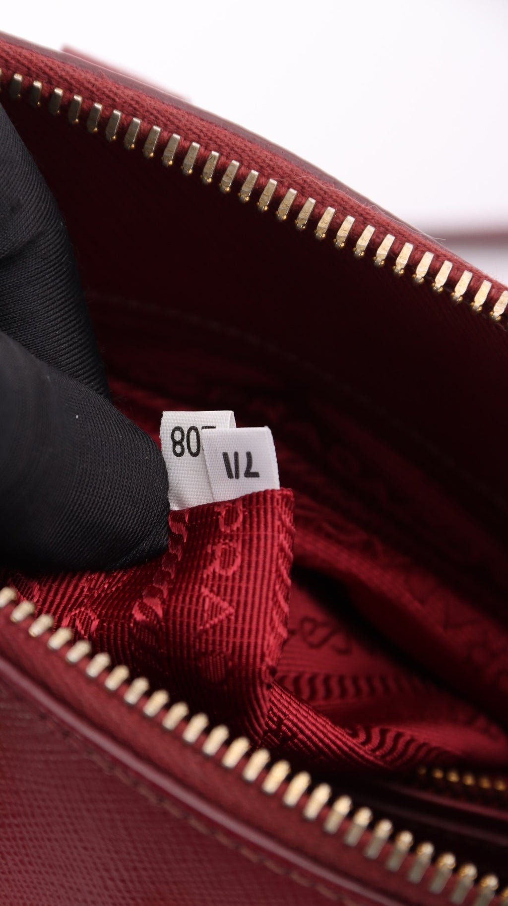 Prada Promenade Shoulder Bag - Burgundy