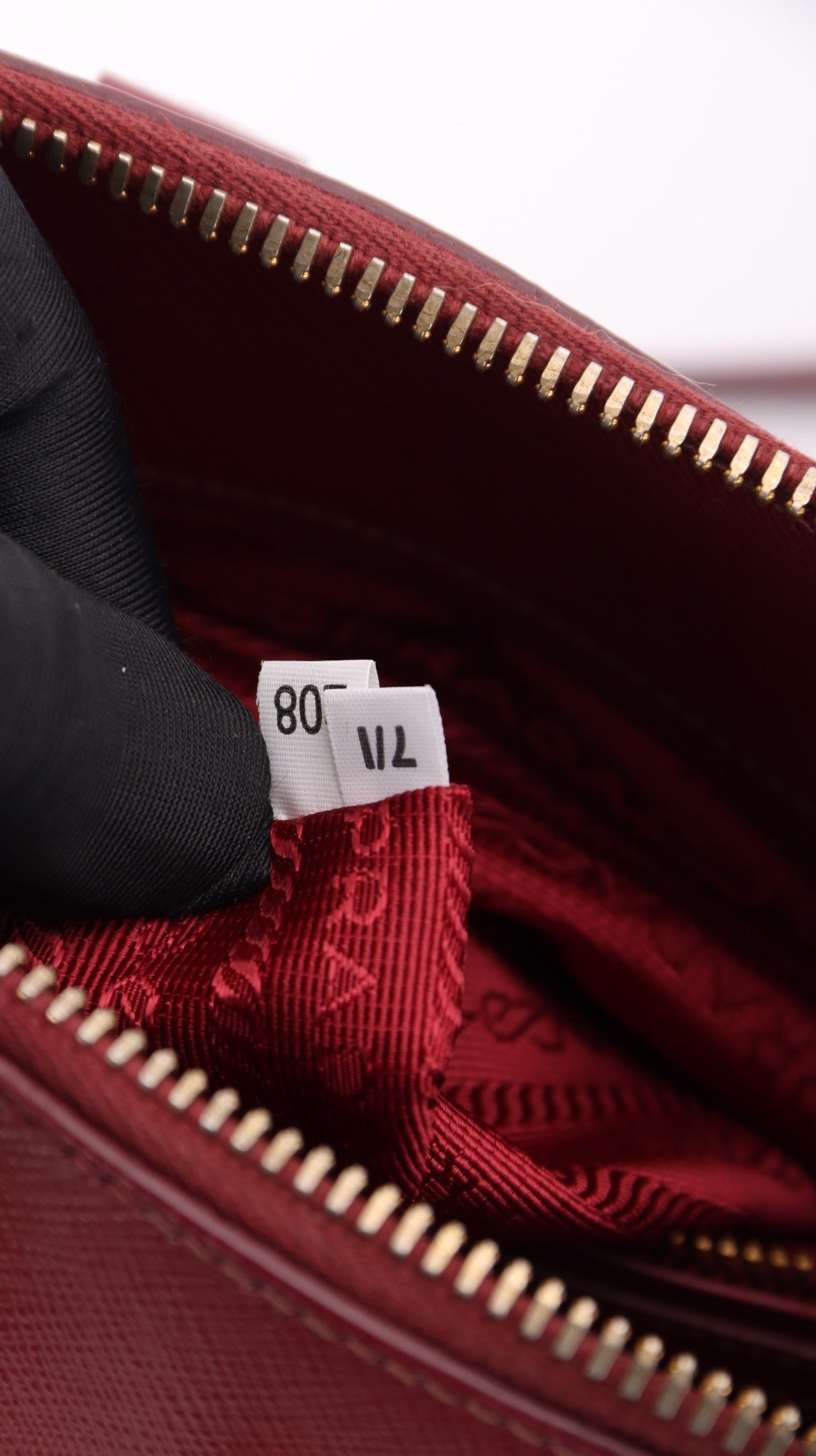 Prada Promenade Shoulder Bag - Burgundy