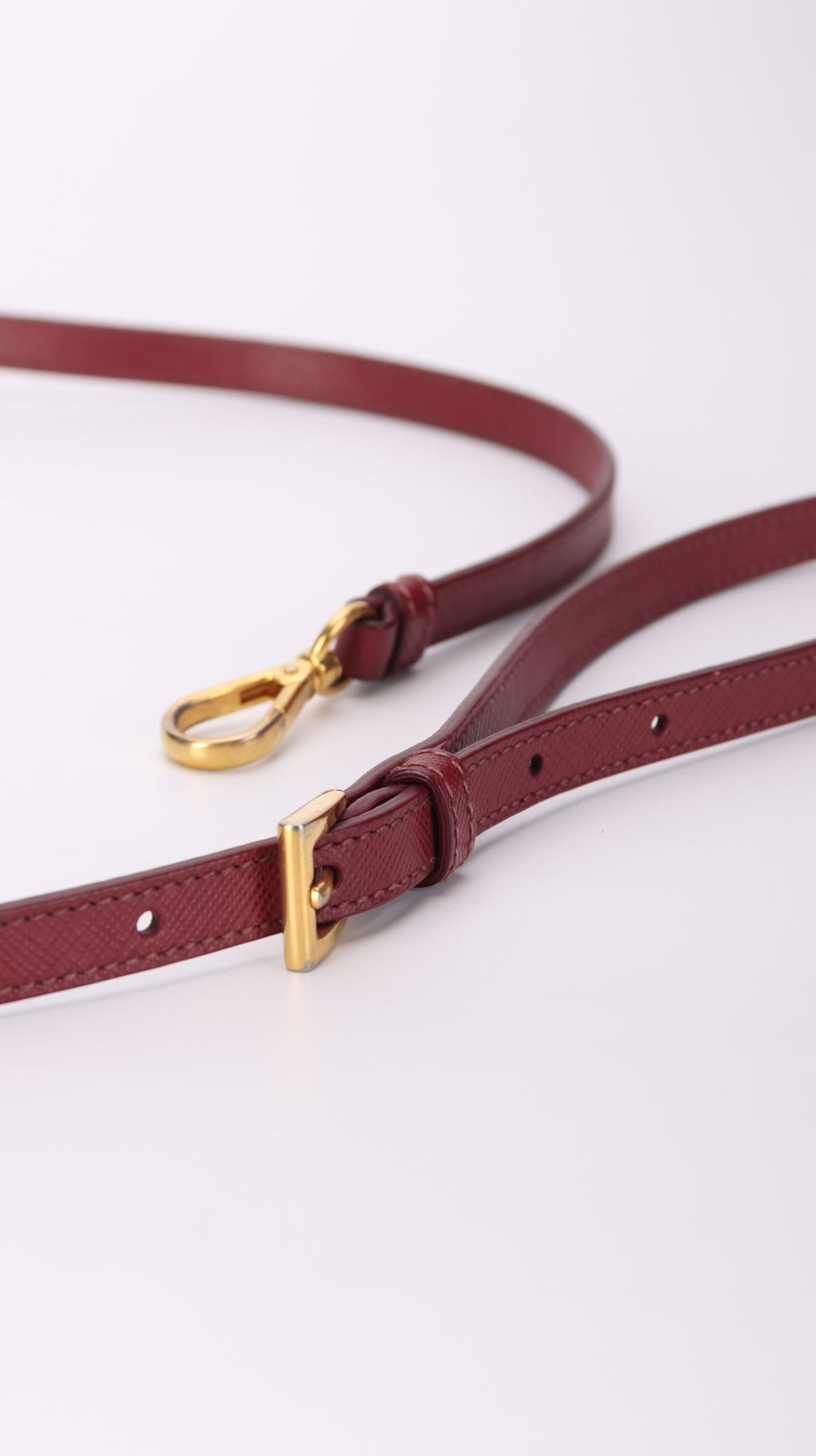 Prada Promenade Shoulder Bag - Burgundy