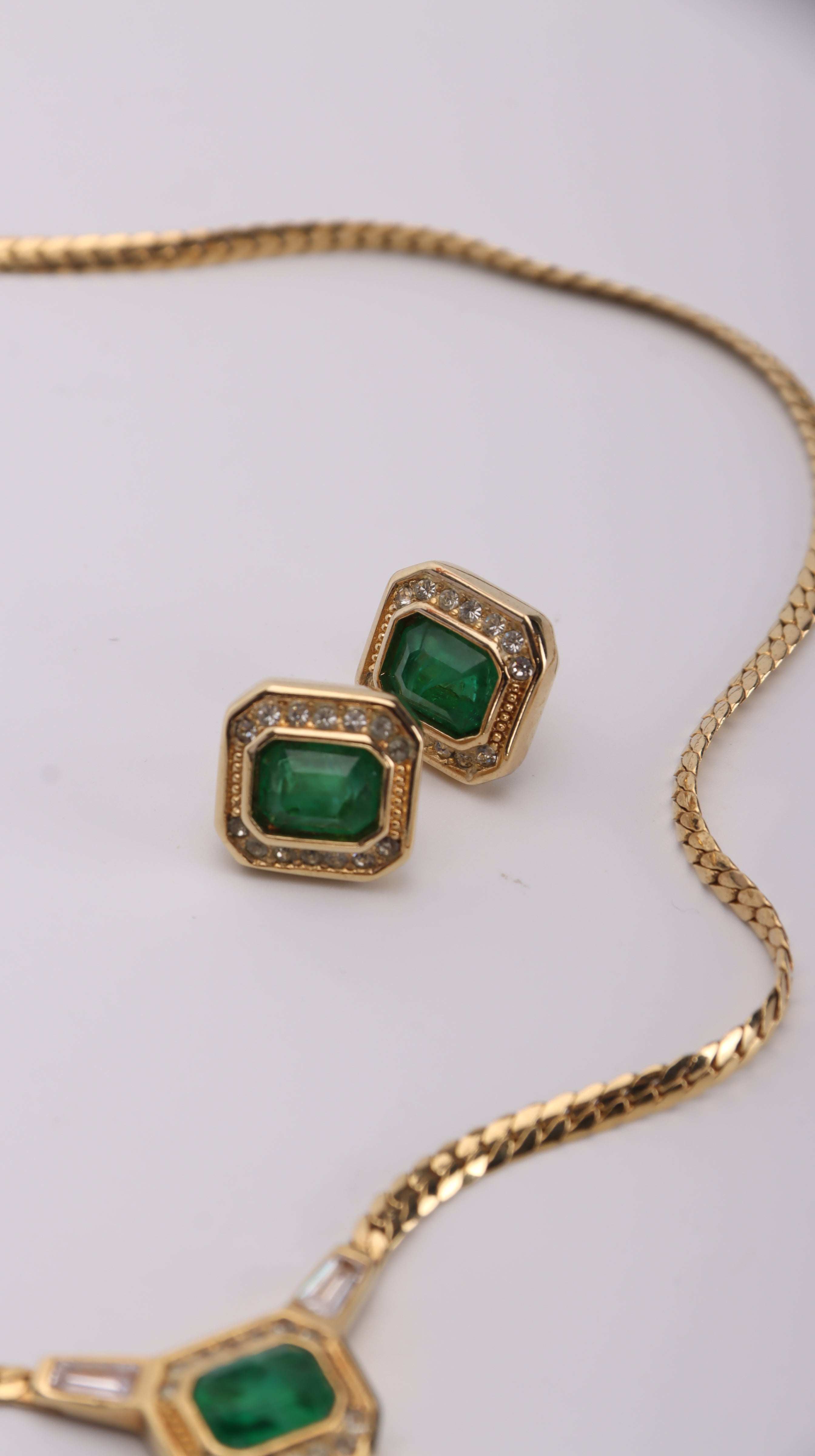 Dior Necklace Set - Glod