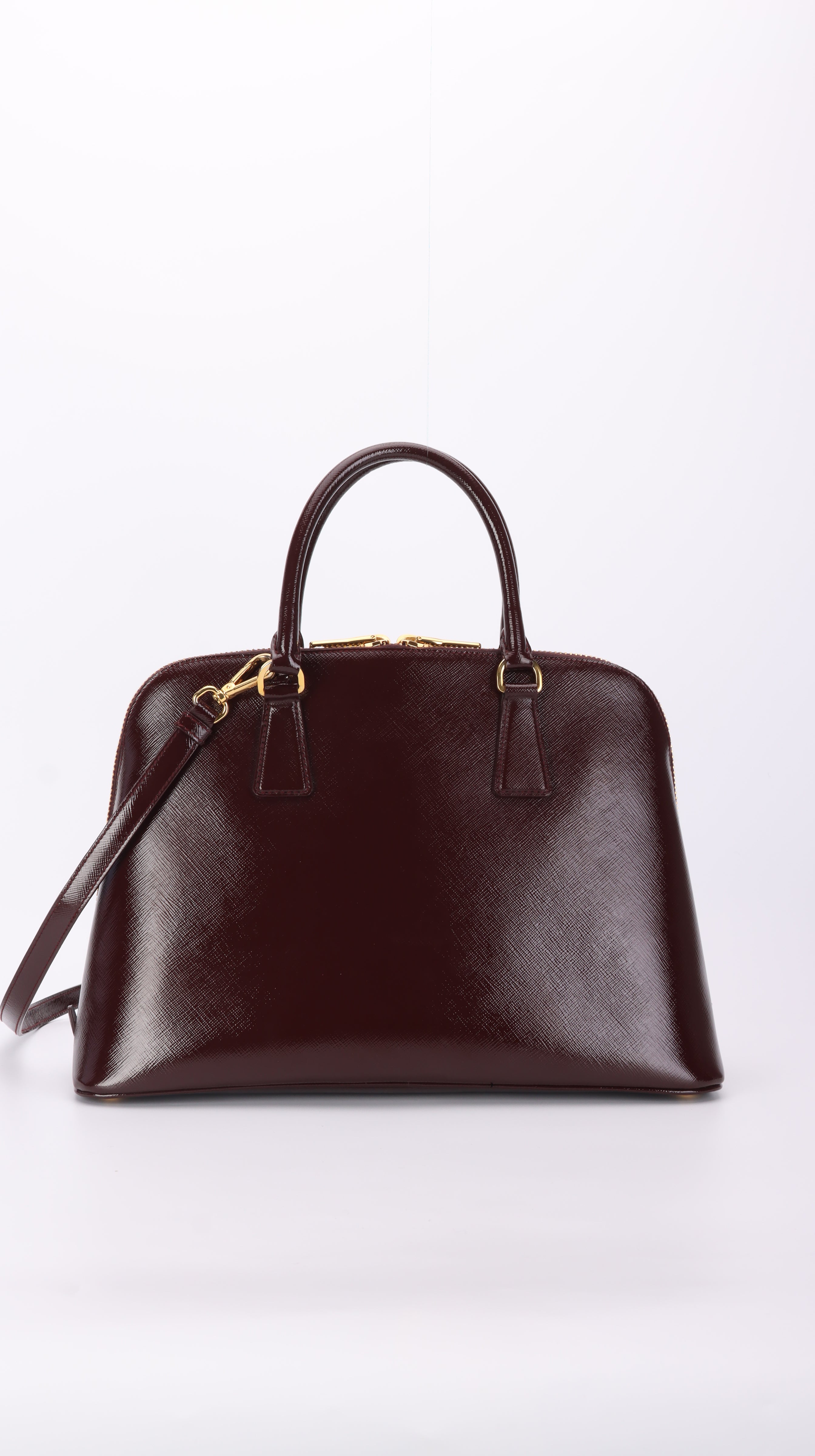Prada Promenade Shoulder Bag - Burgundy