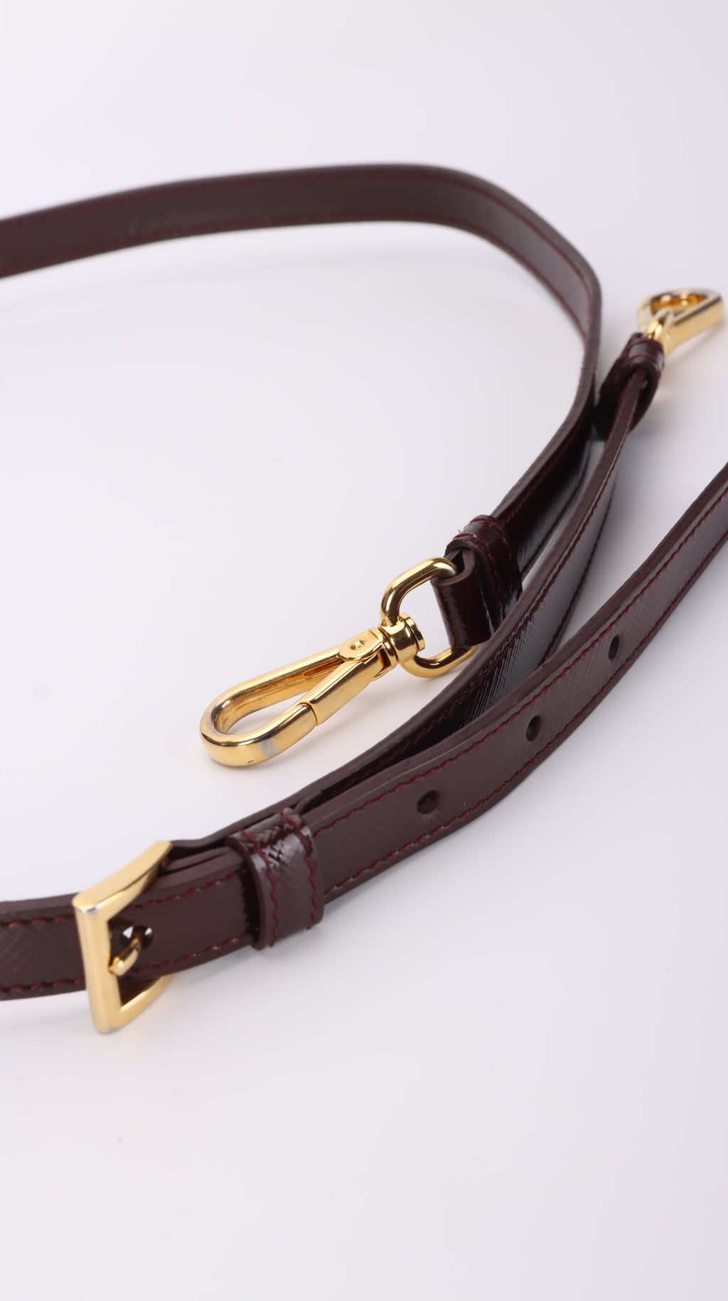 Prada Promenade Shoulder Bag - Burgundy