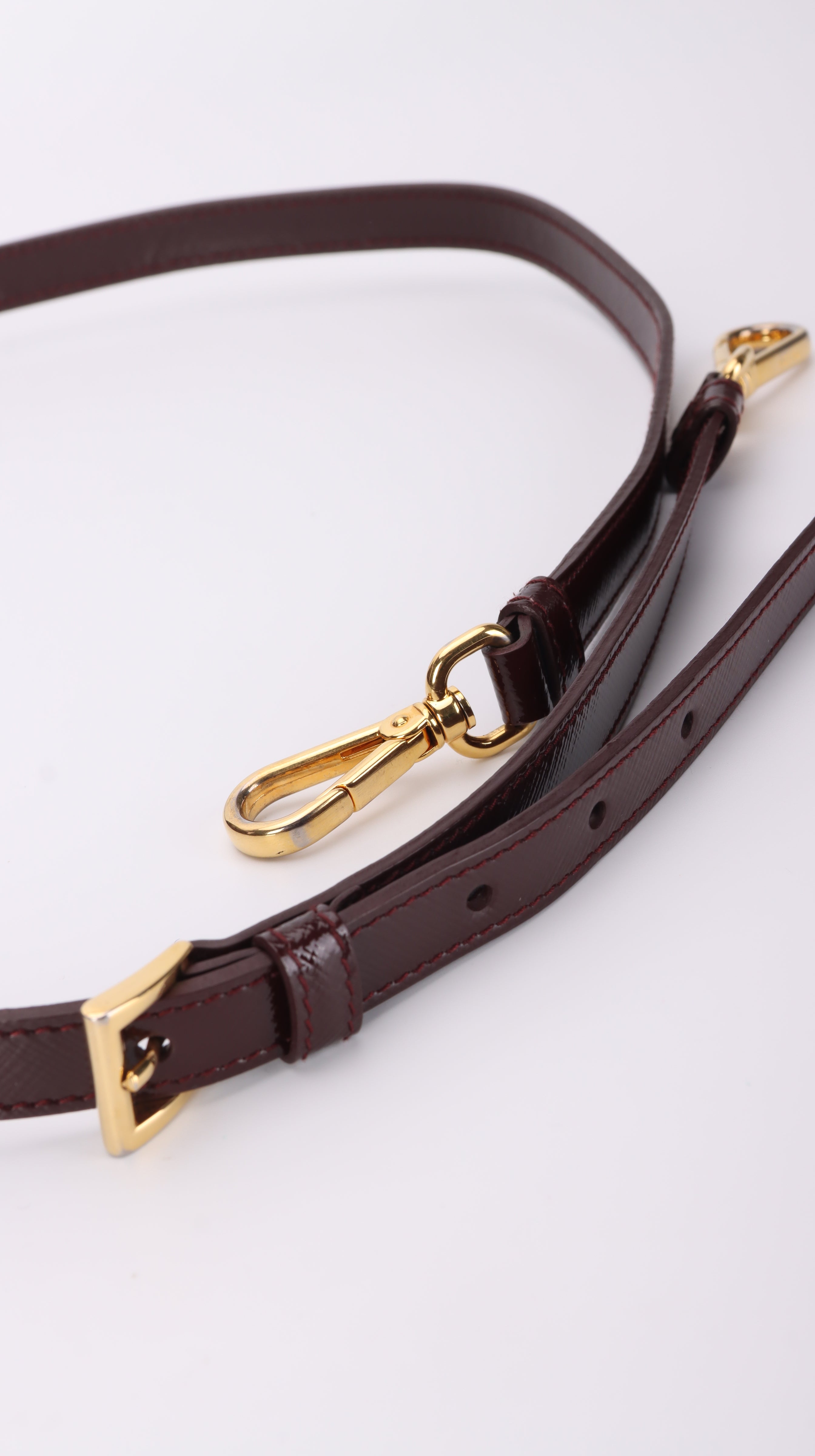 Prada Promenade Shoulder Bag - Burgundy