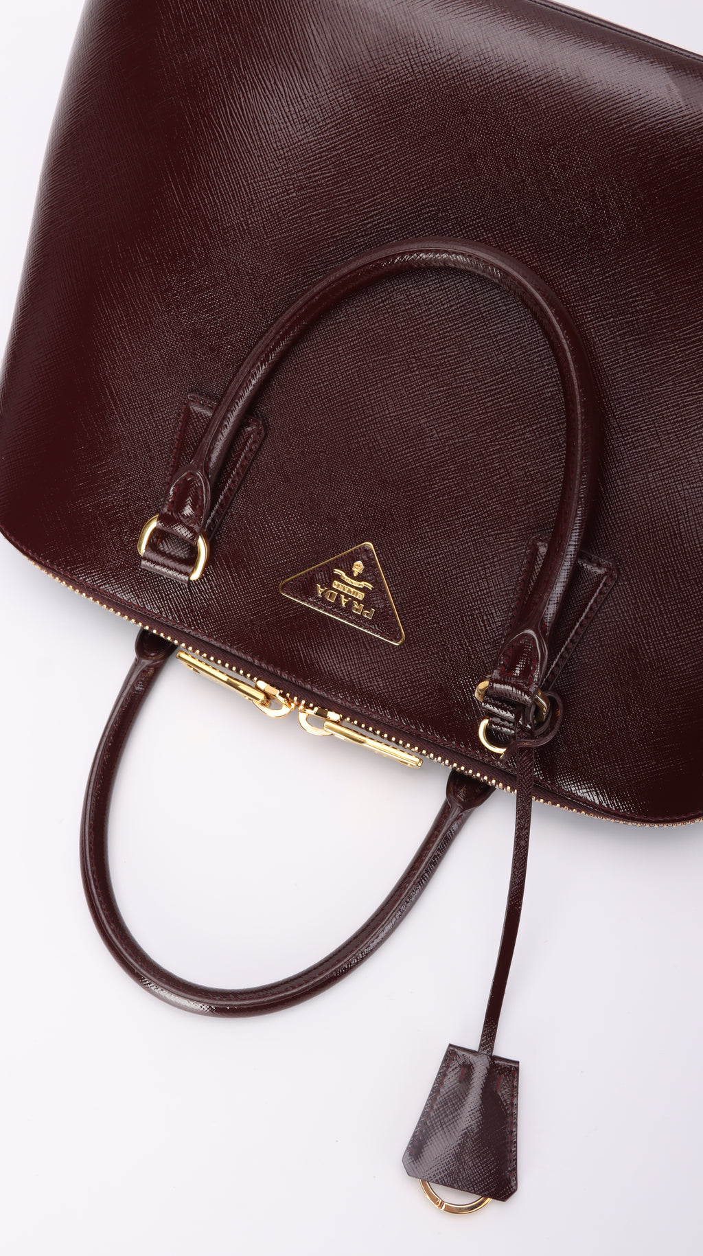 Prada Promenade Shoulder Bag - Burgundy
