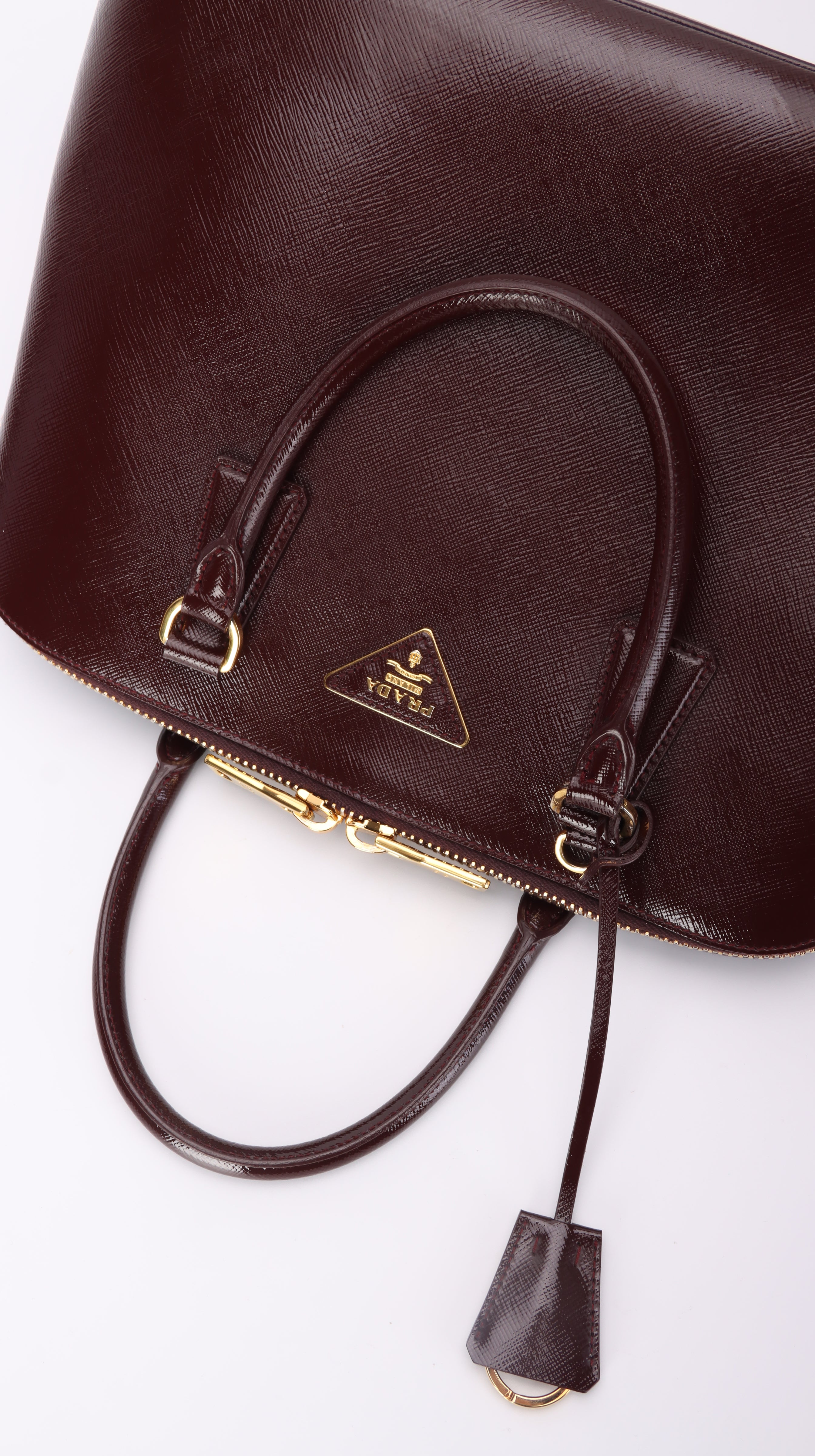 Prada Promenade Shoulder Bag - Burgundy
