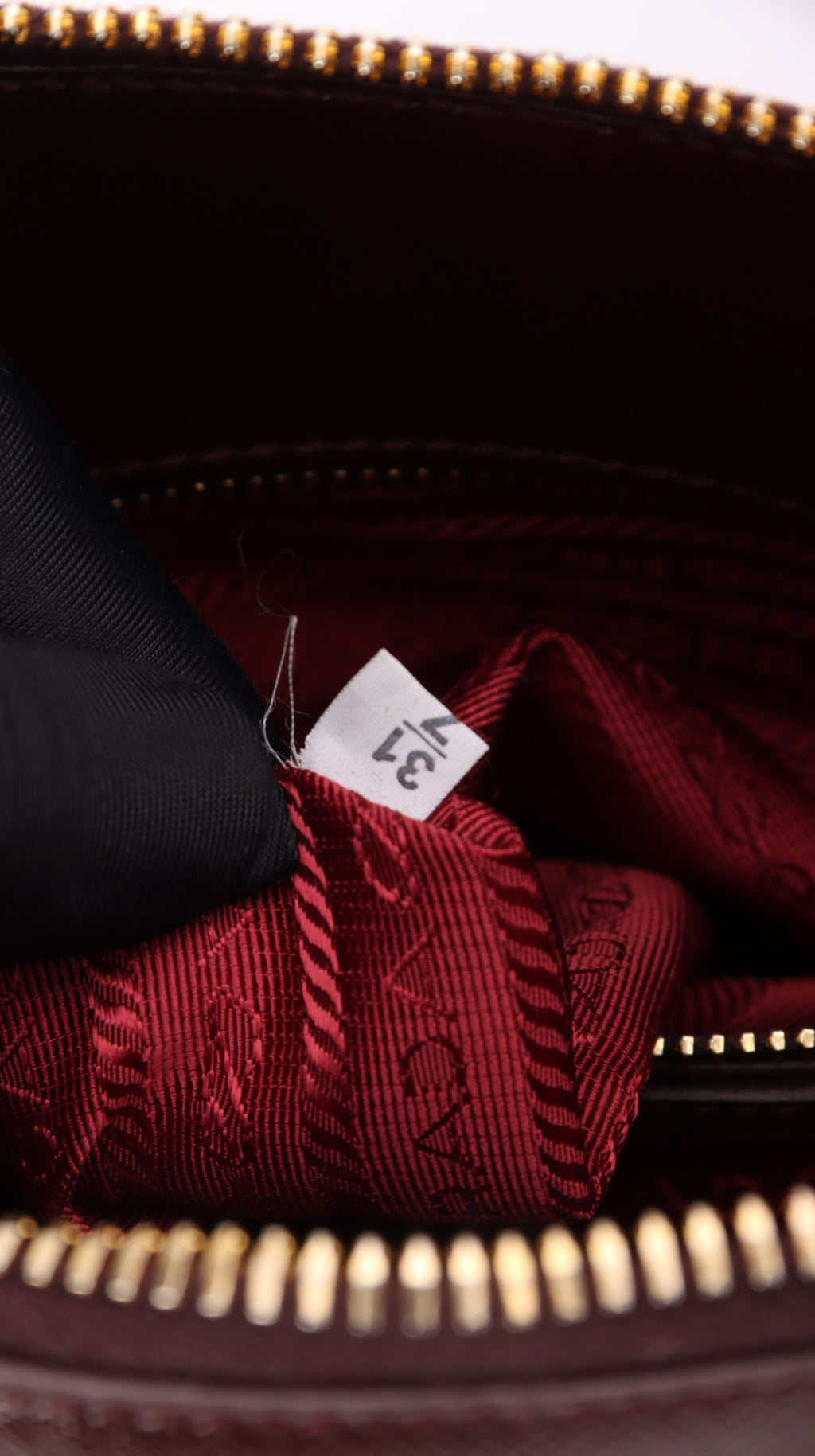 Prada Promenade Shoulder Bag - Burgundy