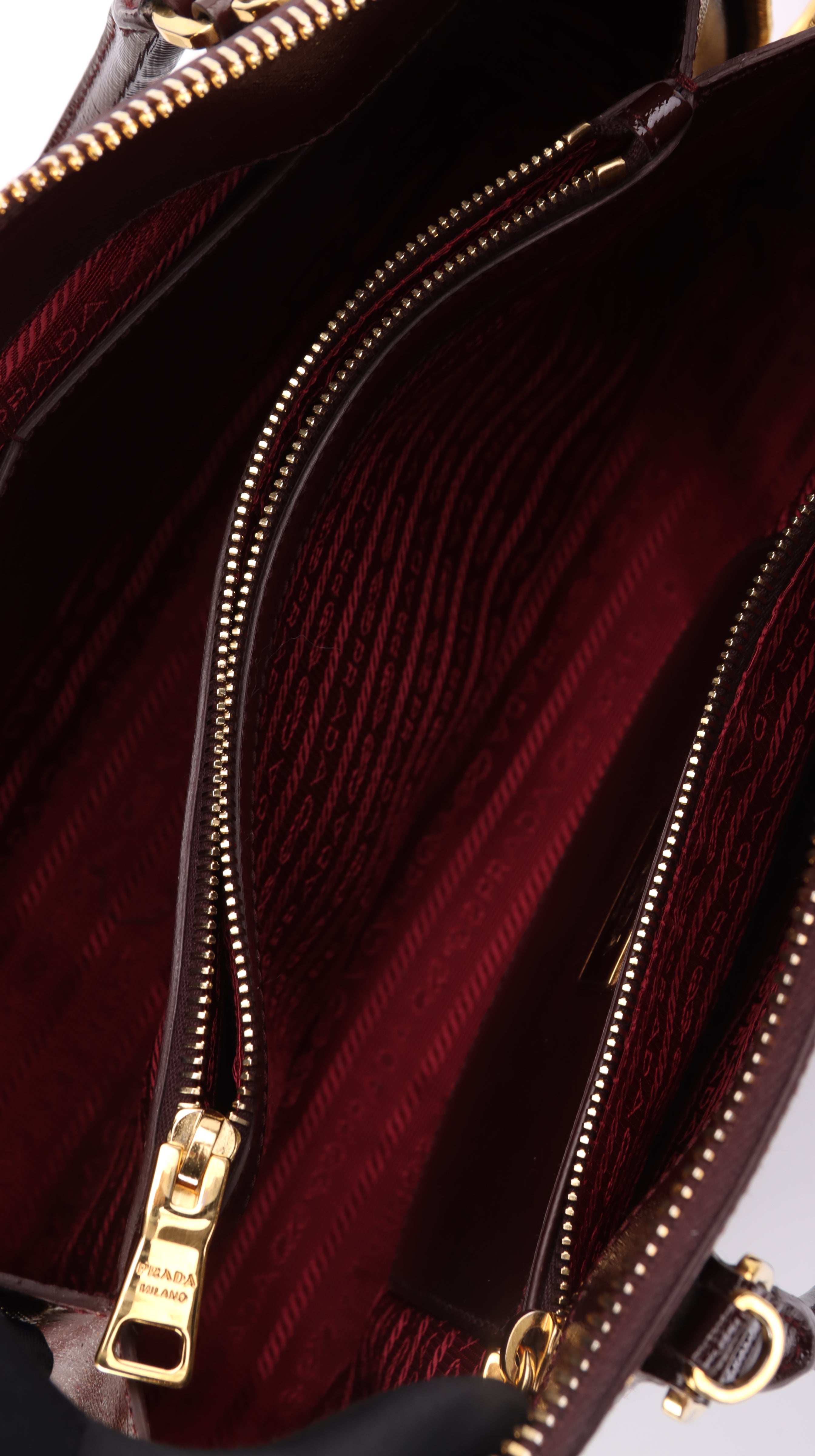 Prada Promenade Shoulder Bag - Burgundy