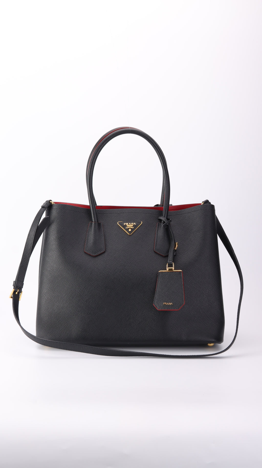 Prada Double Bag - Black