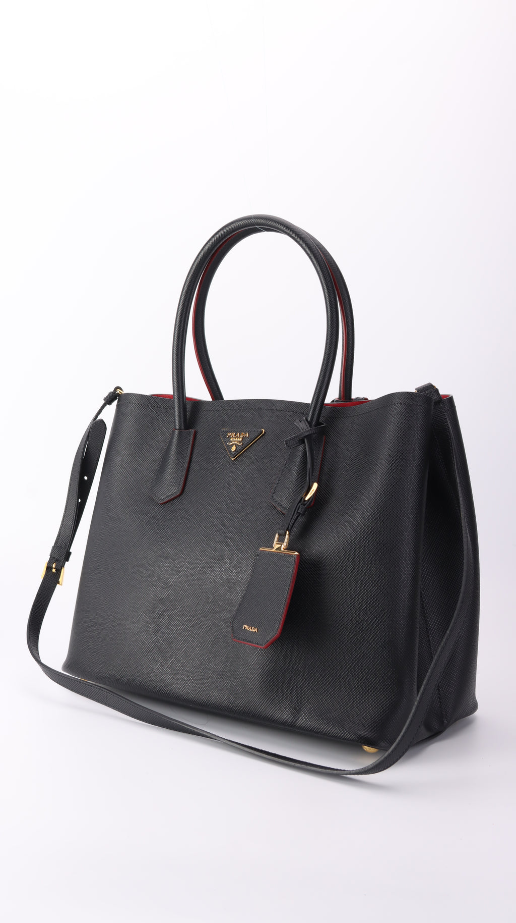 Prada Double Bag - Black